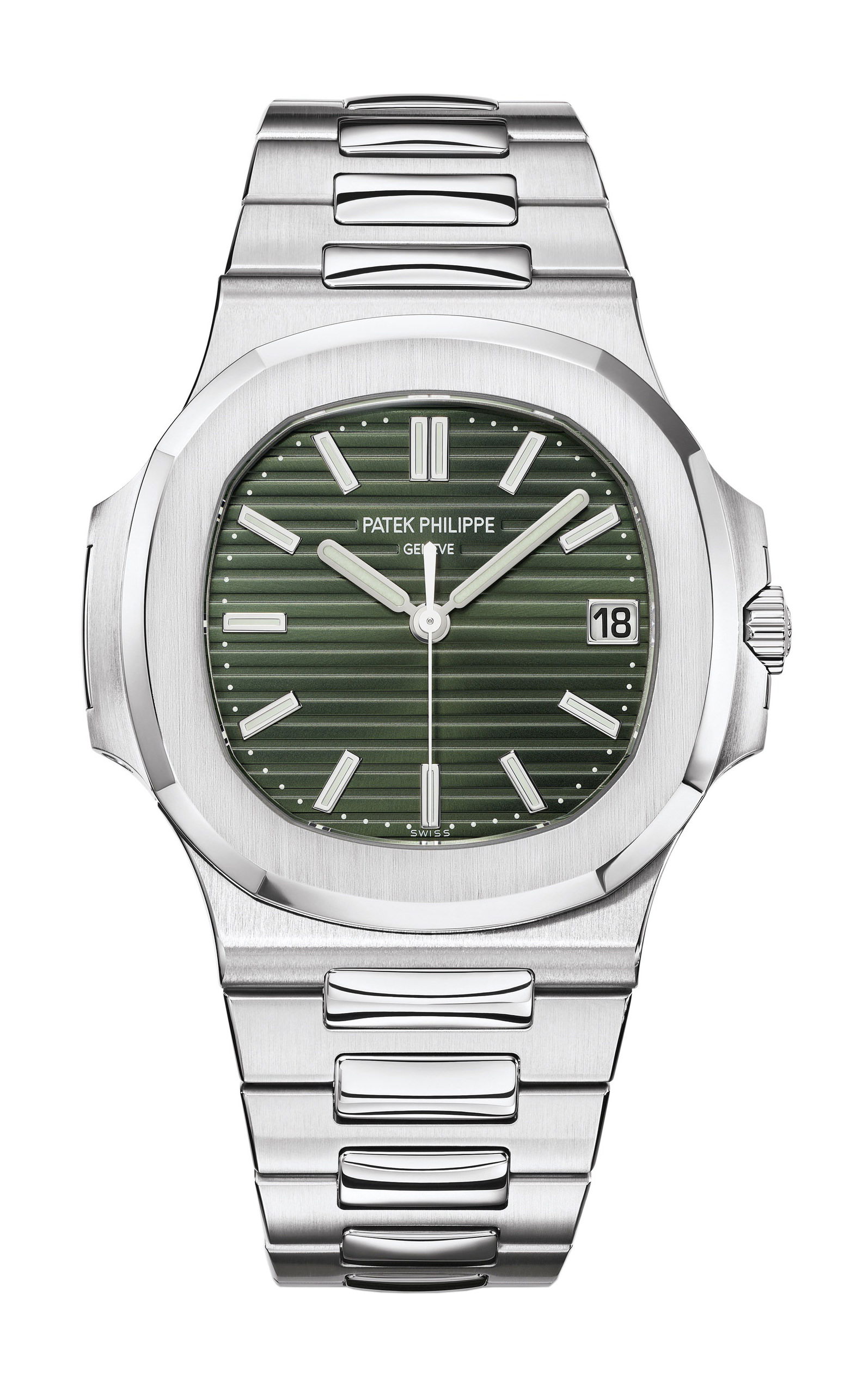 Patek Philippe Nautilus luxury timepiece - detailed view