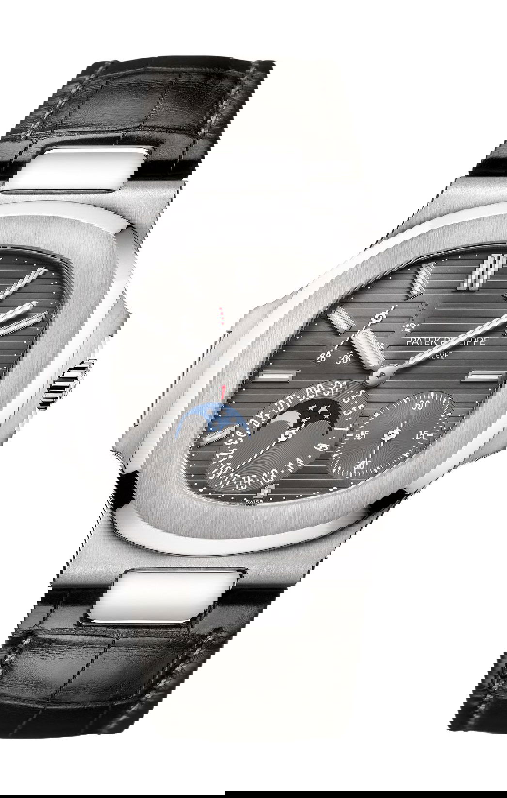 Patek Philippe Nautilus luxury timepiece - detailed view