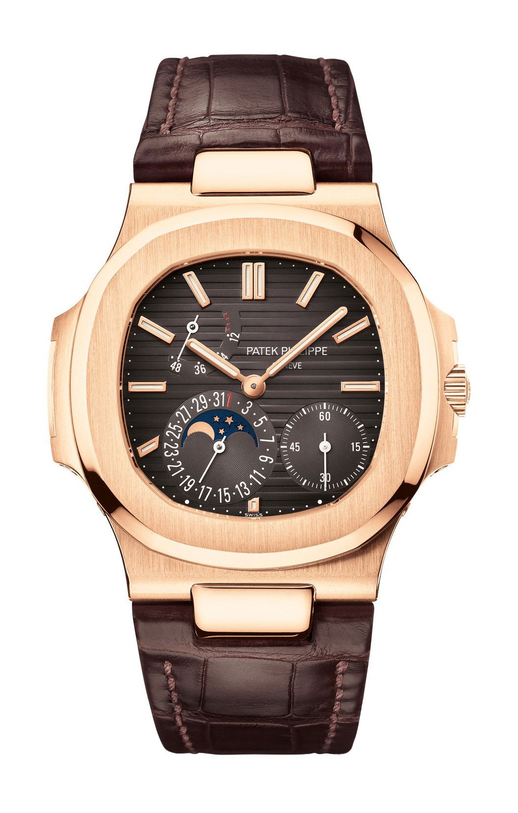Patek Philippe Nautilus luxury timepiece - detailed view