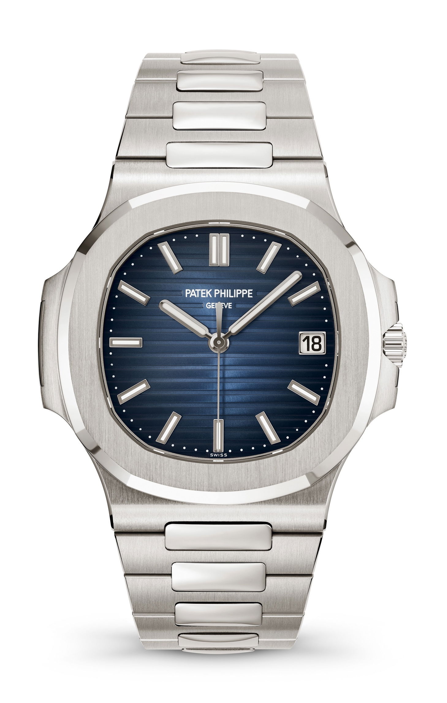 Patek Philippe Nautilus luxury timepiece - detailed view