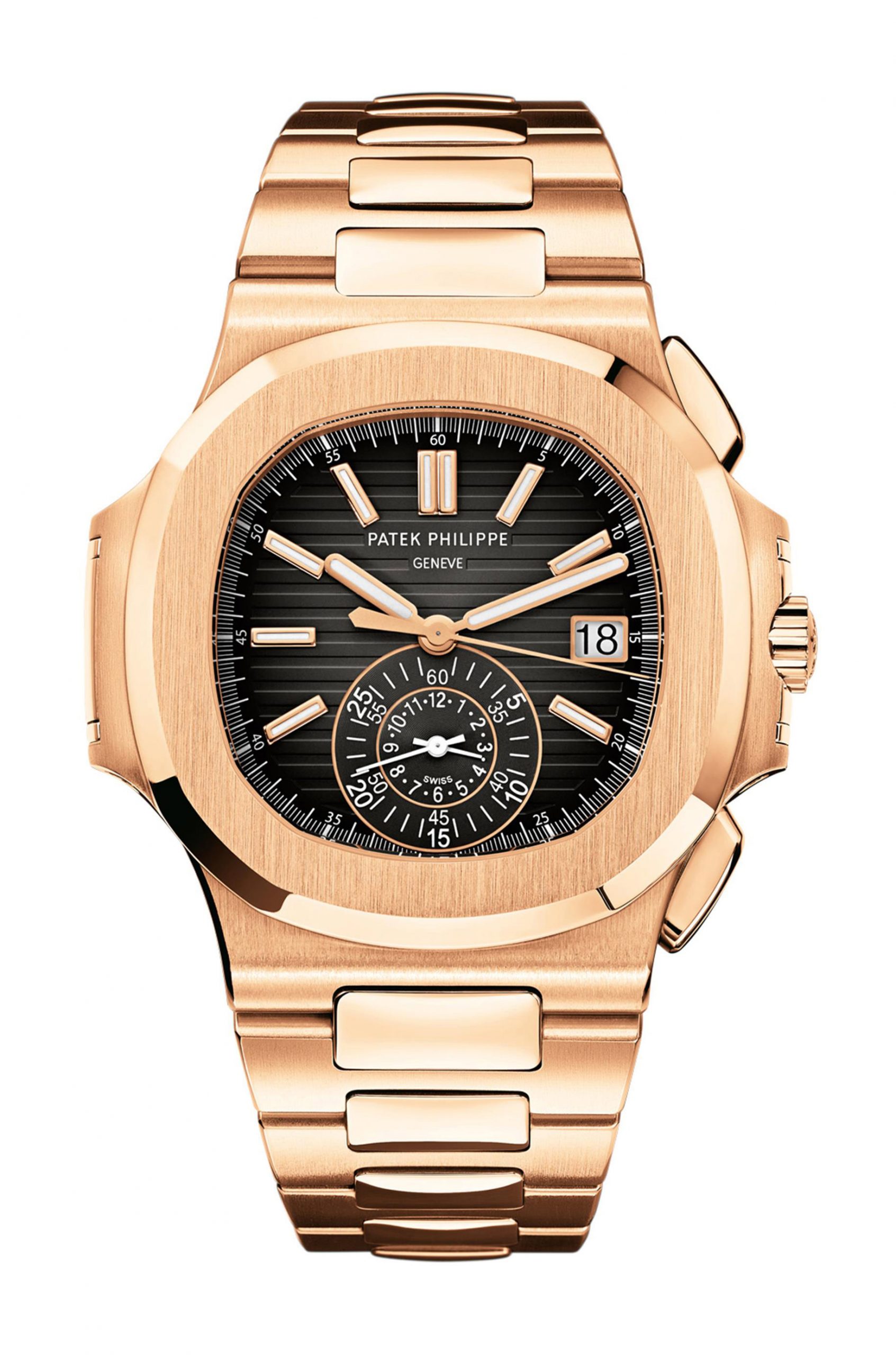 Patek Philippe Nautilus luxury timepiece - detailed view