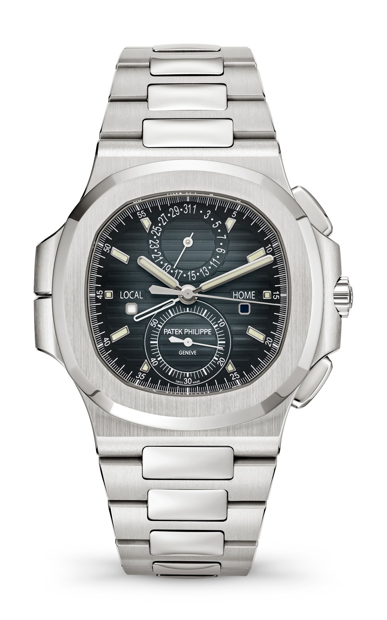 Patek Philippe Nautilus luxury timepiece - detailed view