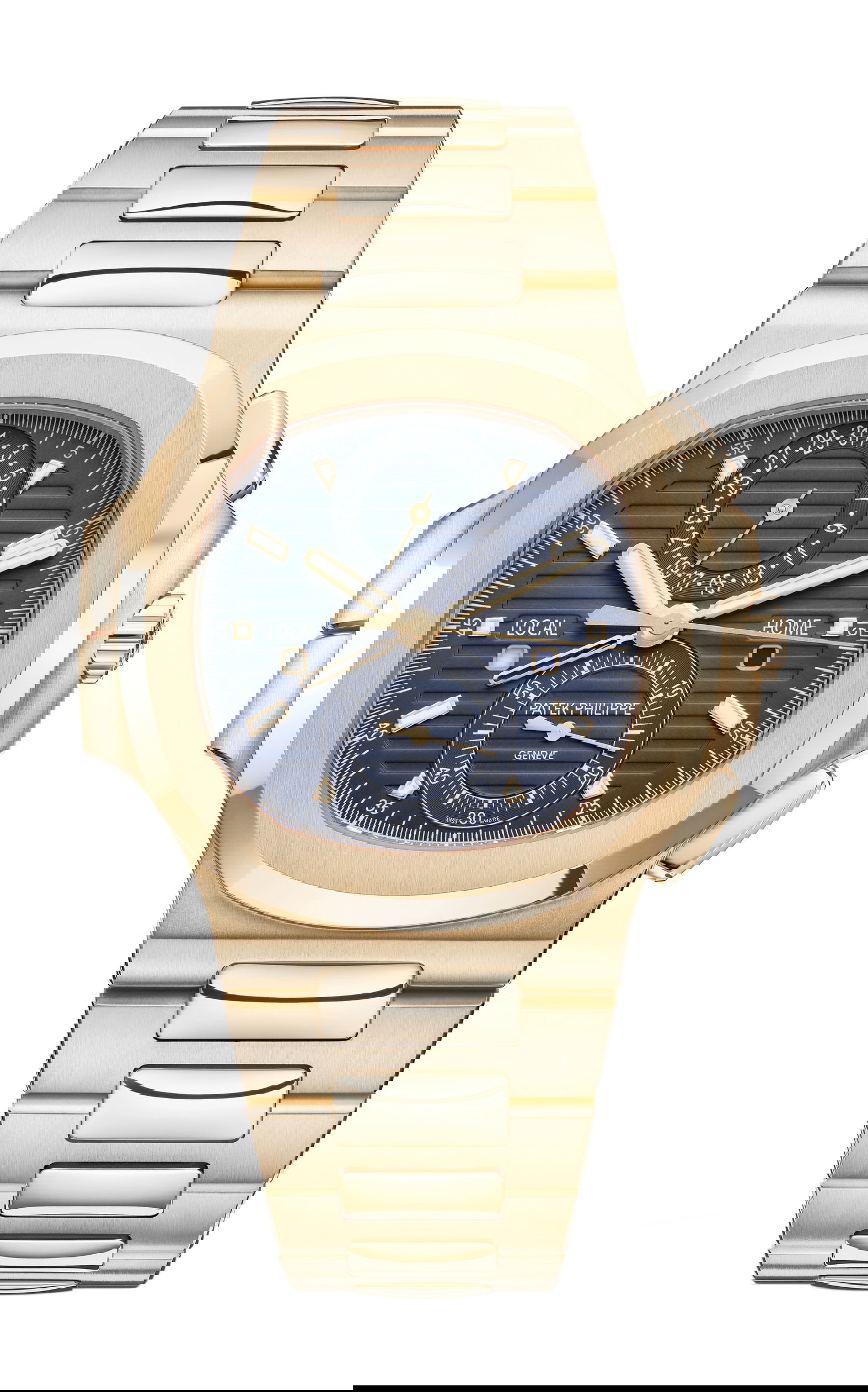 Patek Philippe Nautilus luxury timepiece - detailed view