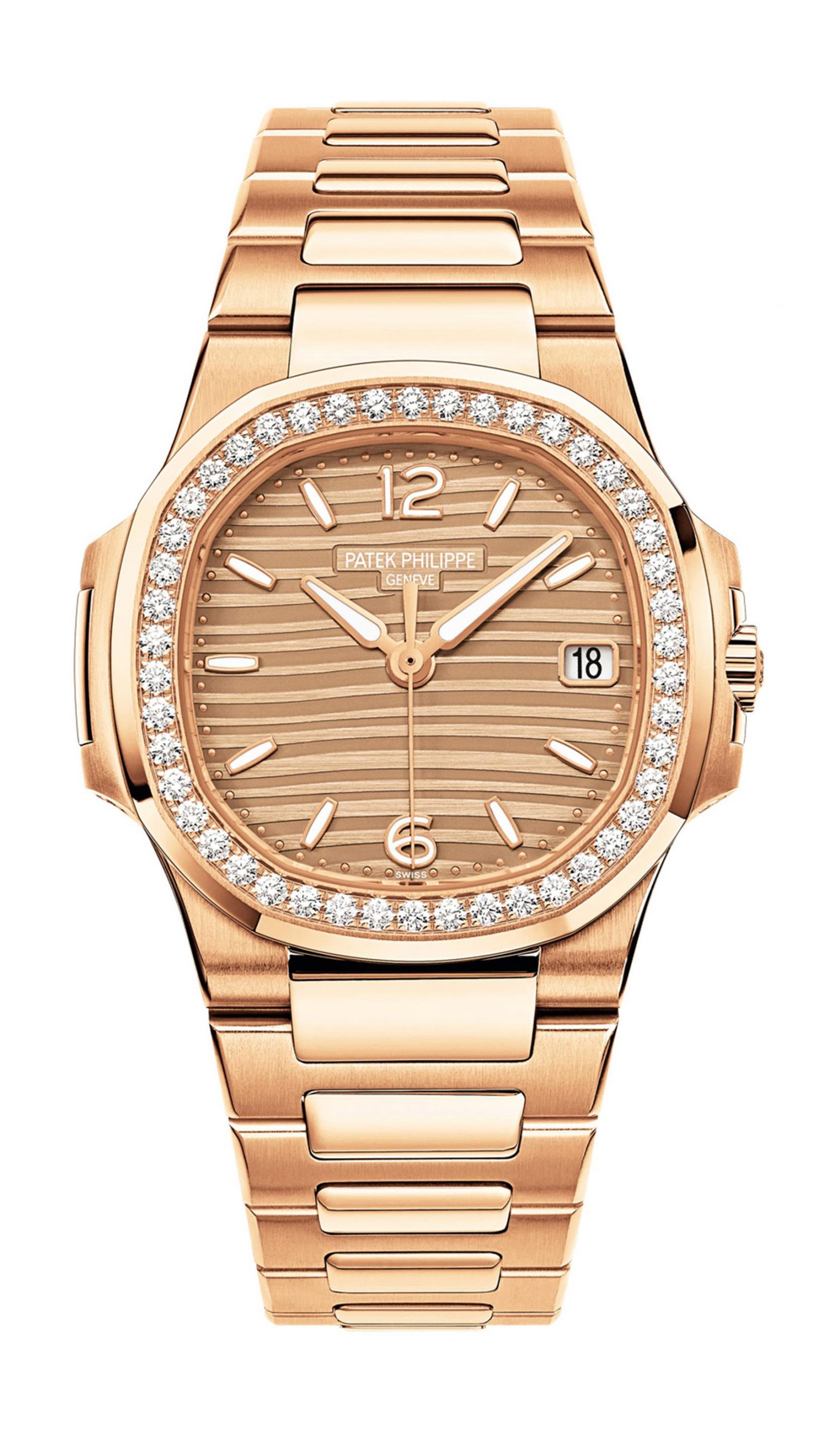 Patek Philippe Nautilus luxury timepiece - detailed view