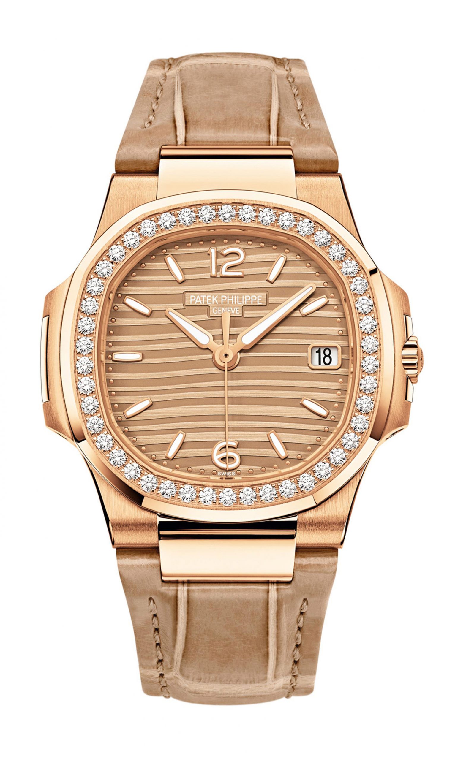 Patek Philippe Nautilus luxury timepiece - detailed view