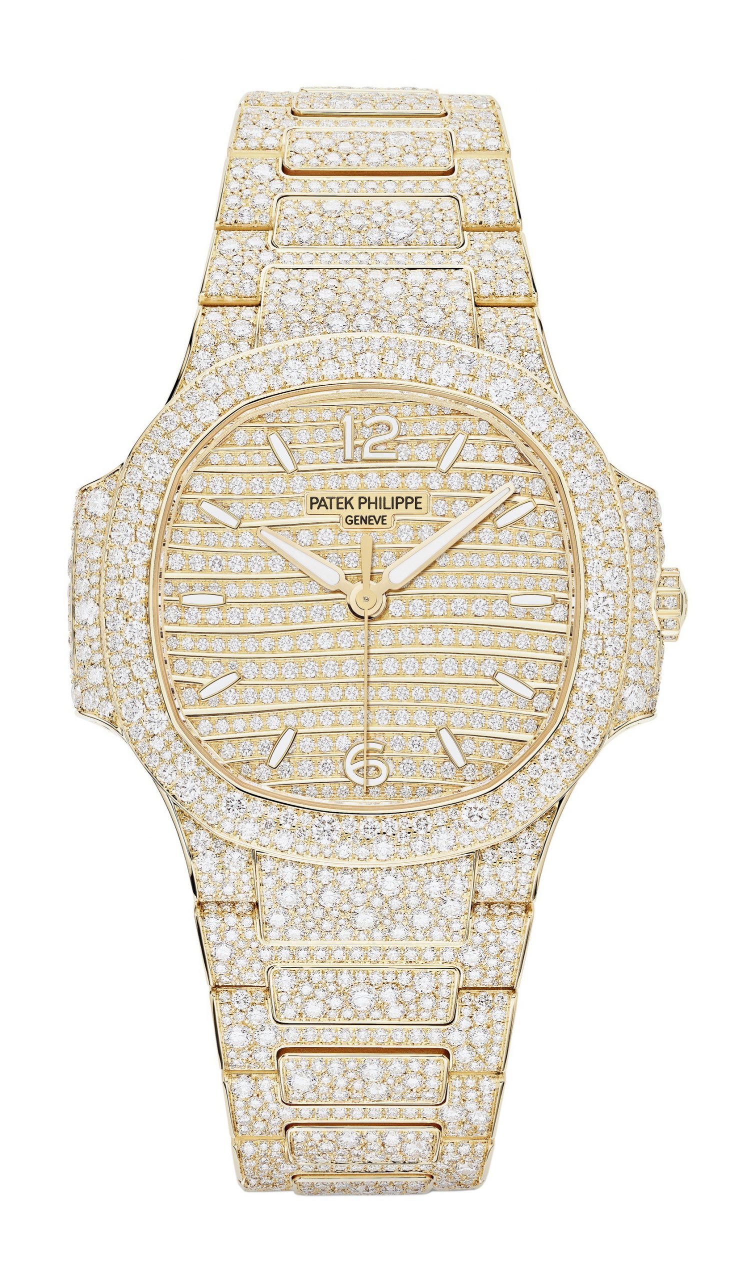 Patek Philippe Nautilus luxury timepiece - detailed view
