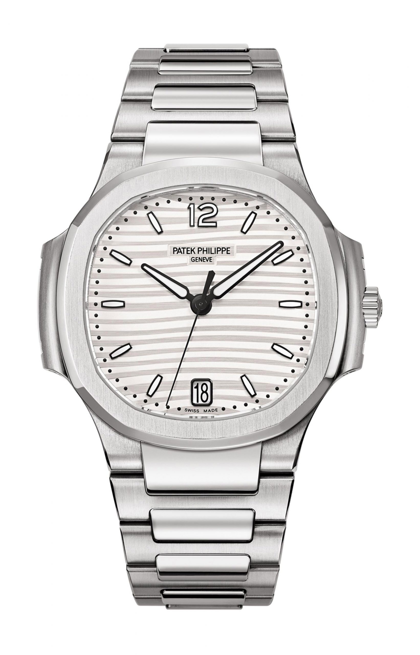Patek Philippe Nautilus “Ladies Automatic” luxury timepiece - detailed view
