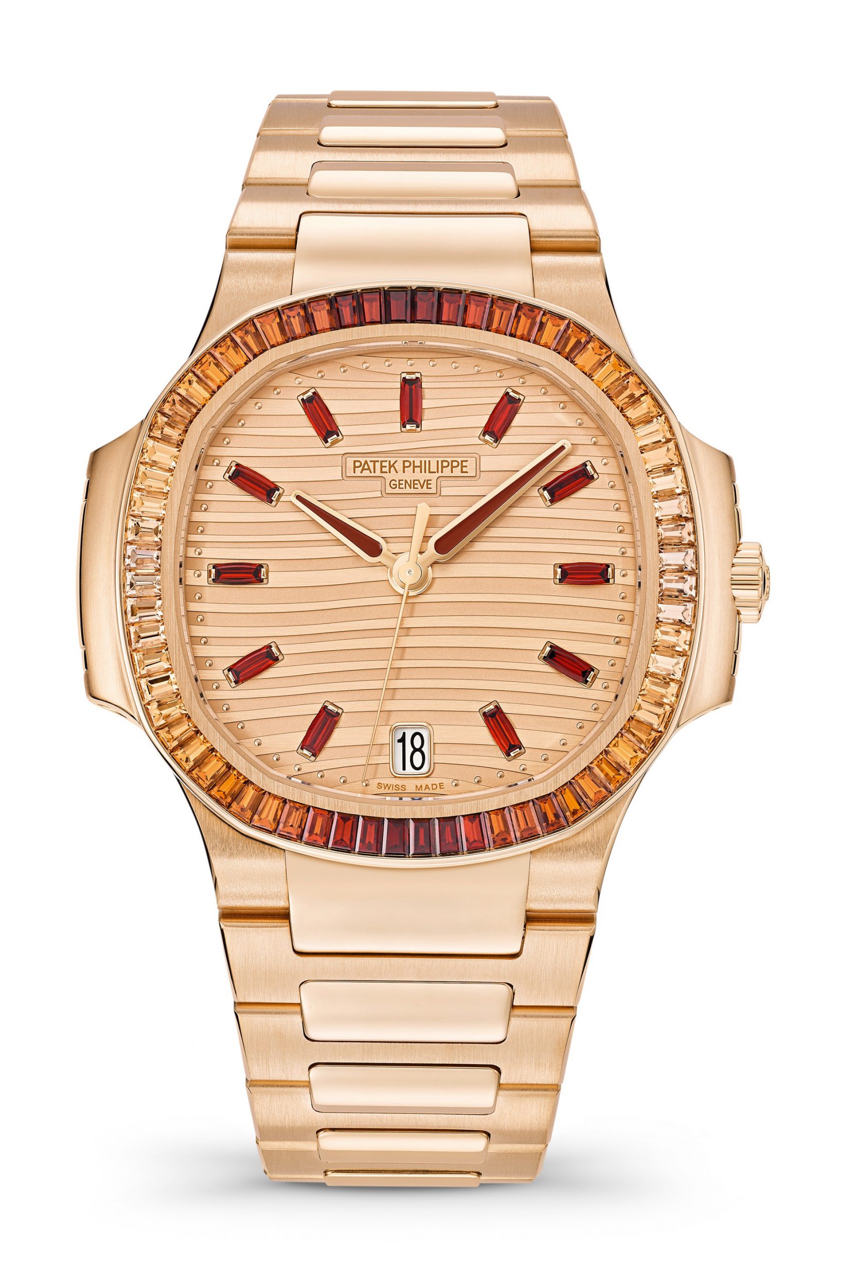 Patek Philippe Nautilus Joaillerie Ladies luxury timepiece - detailed view
