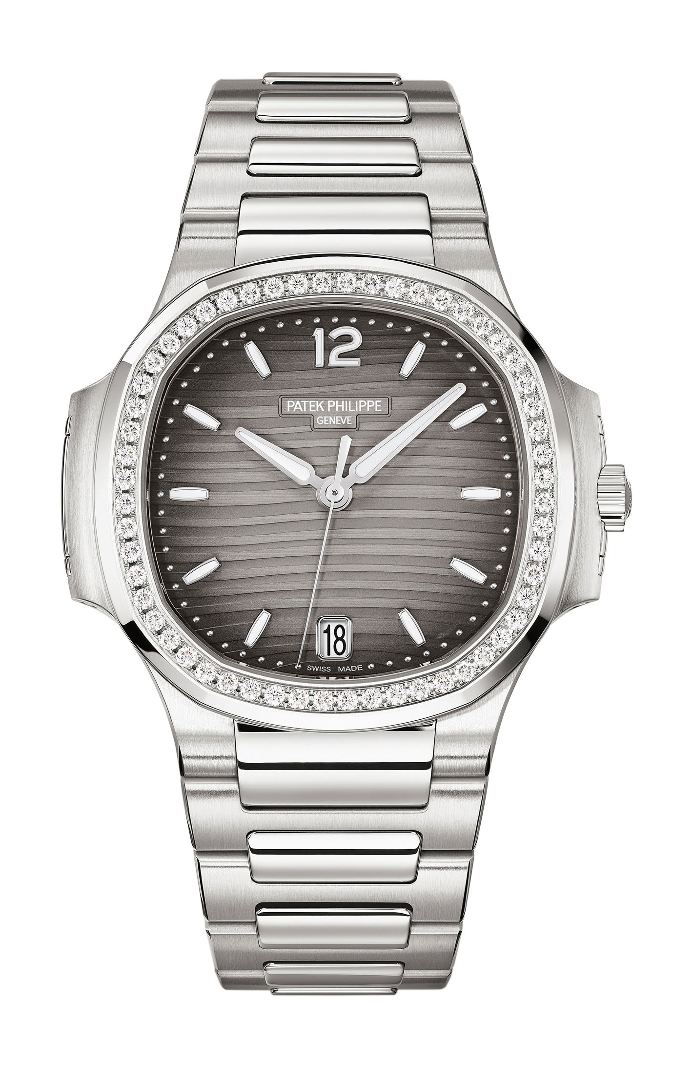 Patek Philippe Nautilus “Ladies Automatic” luxury timepiece - detailed view