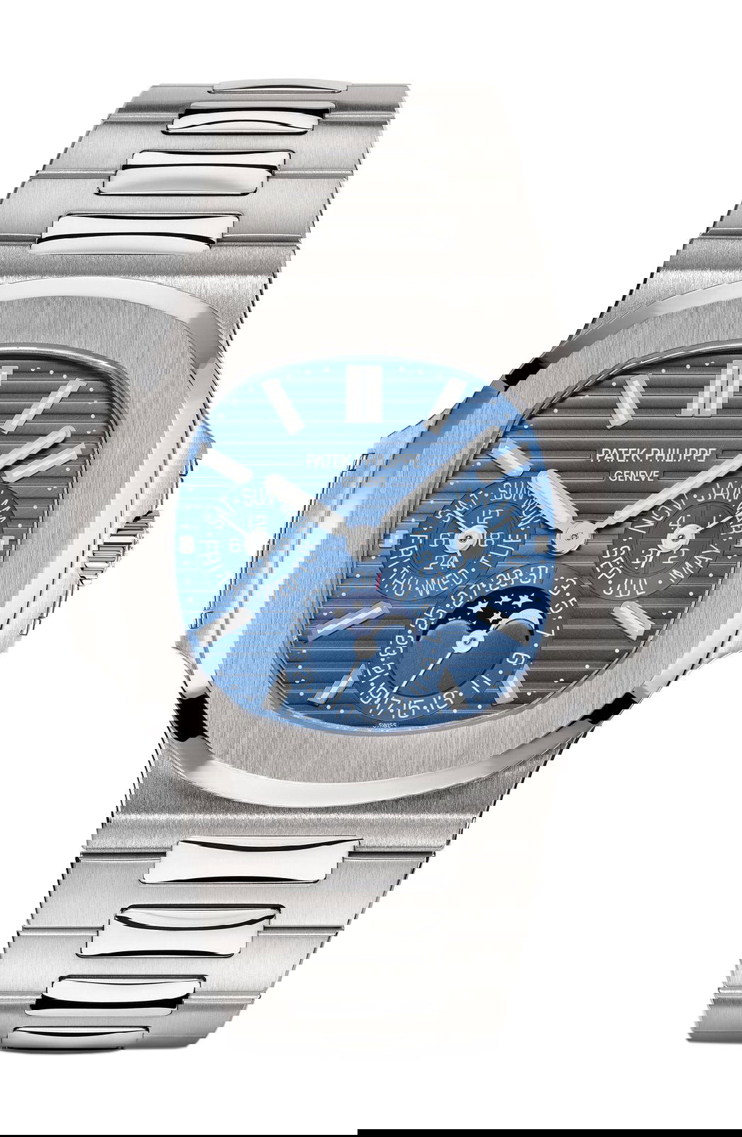 Patek Philippe Nautilus Perpetual Calendar luxury timepiece - detailed view