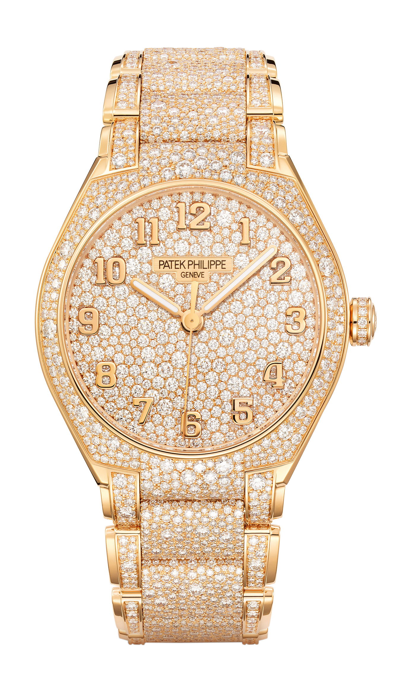 Patek Philippe Twenty-4 Automatic Haute Joaillerie luxury timepiece - detailed view