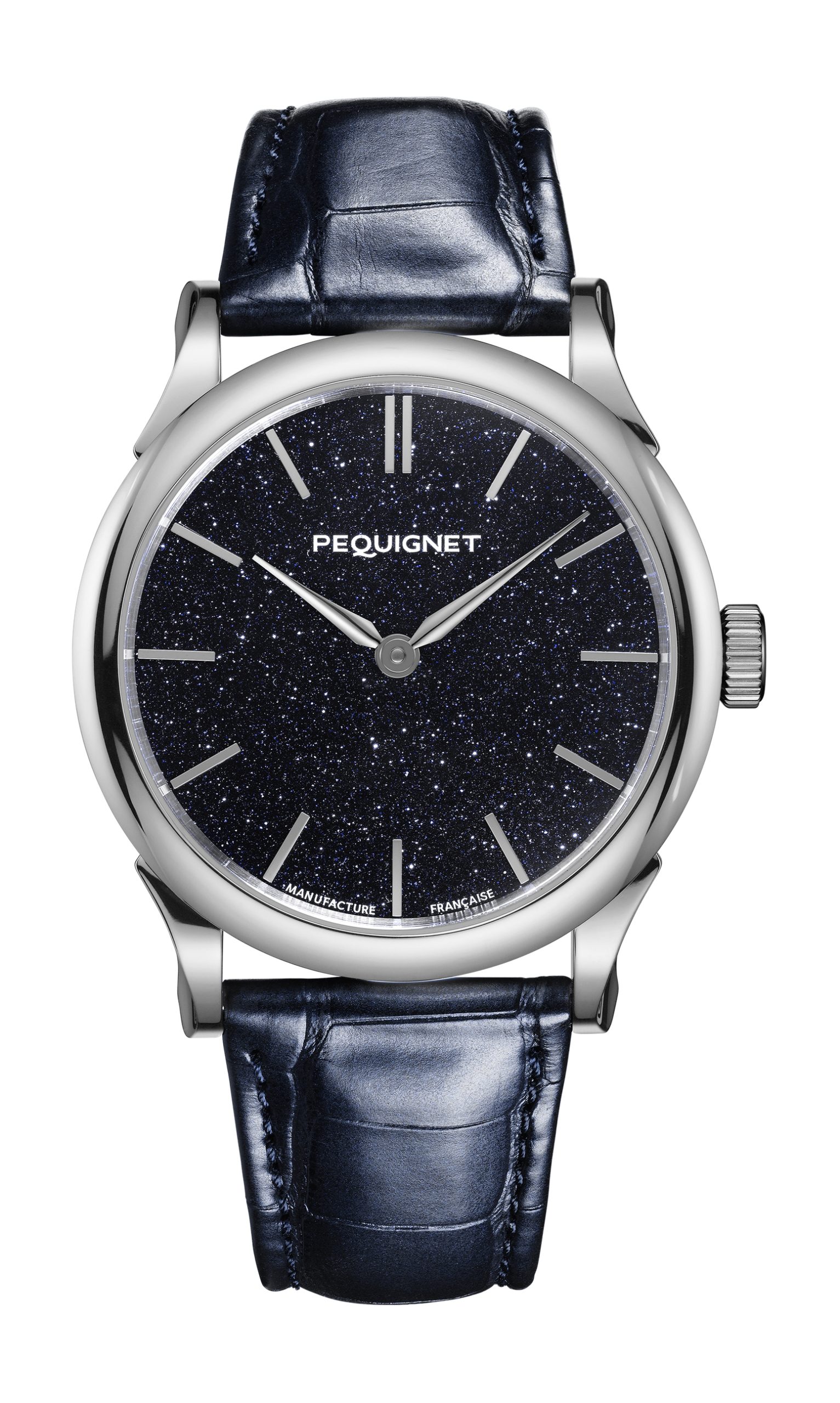 Pequignet Royale Paris Aventurine luxury timepiece - detailed view