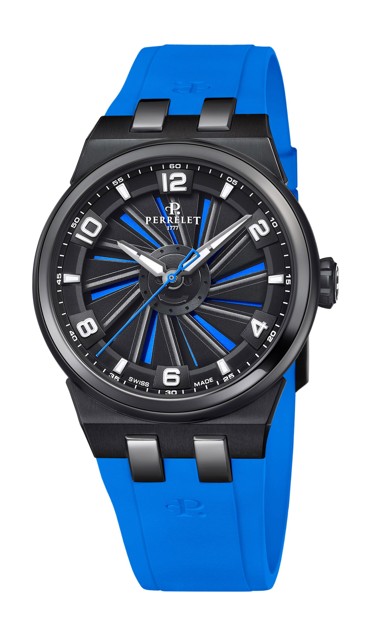 Perrelet Turbine 41 Titanium luxury timepiece - detailed view