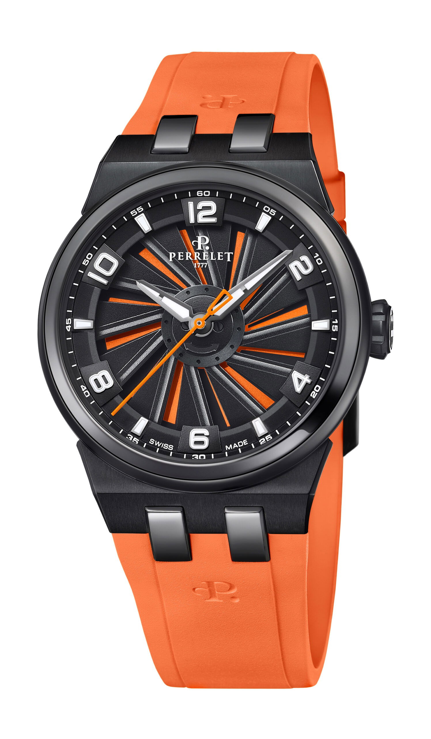 Perrelet Turbine 41 Titanium luxury timepiece - detailed view