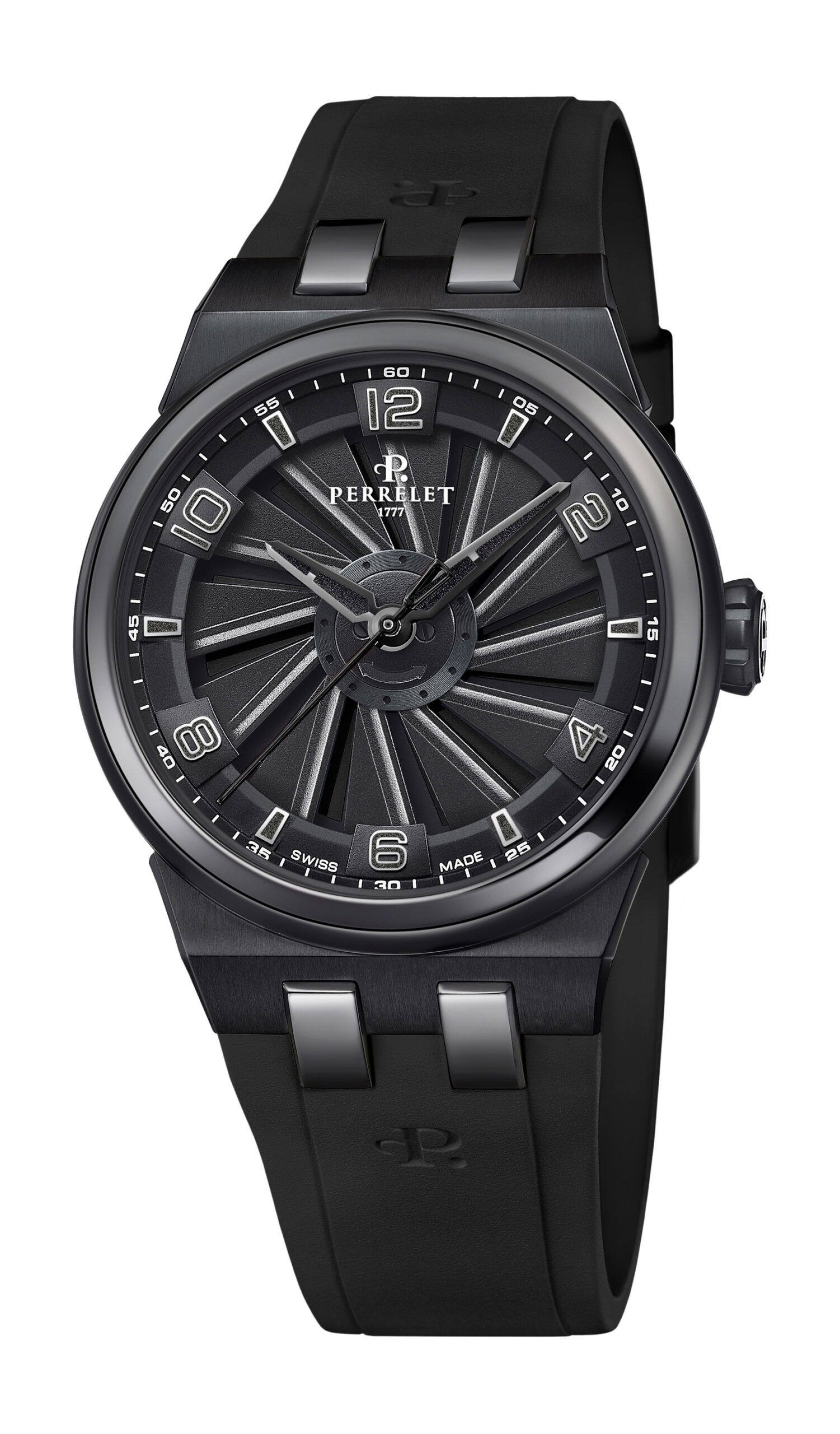 Perrelet Turbine 41 Titanium luxury timepiece - detailed view