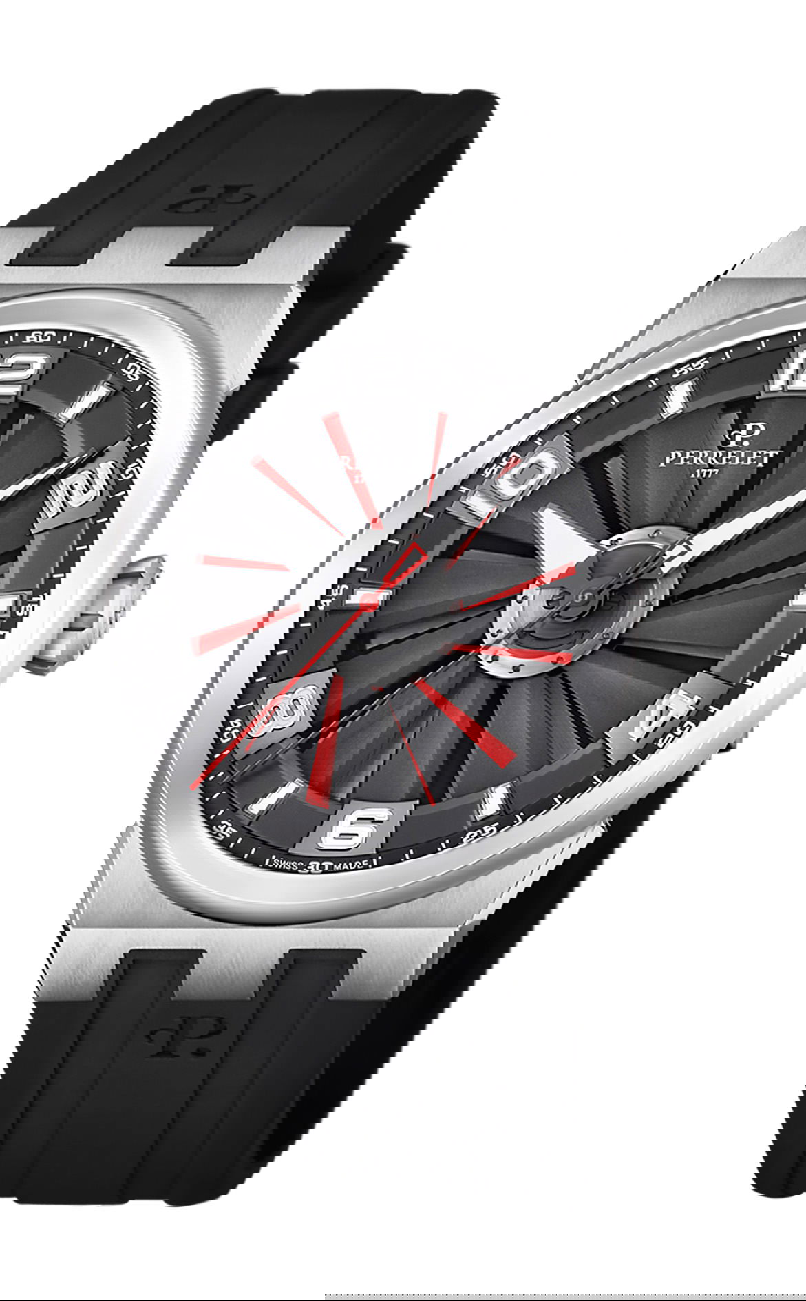 Perrelet Turbine Evo 3 Hands luxury timepiece - detailed view