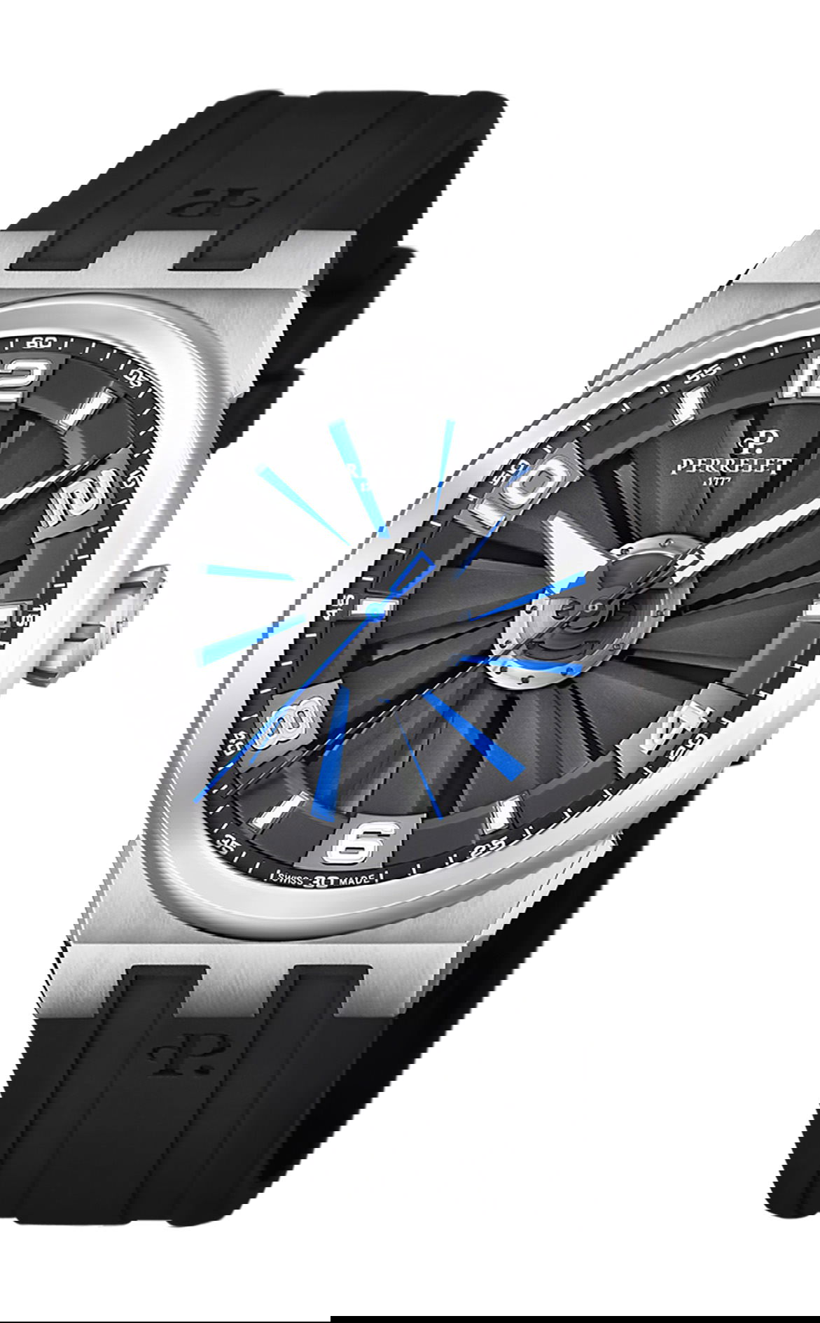 Perrelet Turbine Evo 3 Hands luxury timepiece - detailed view