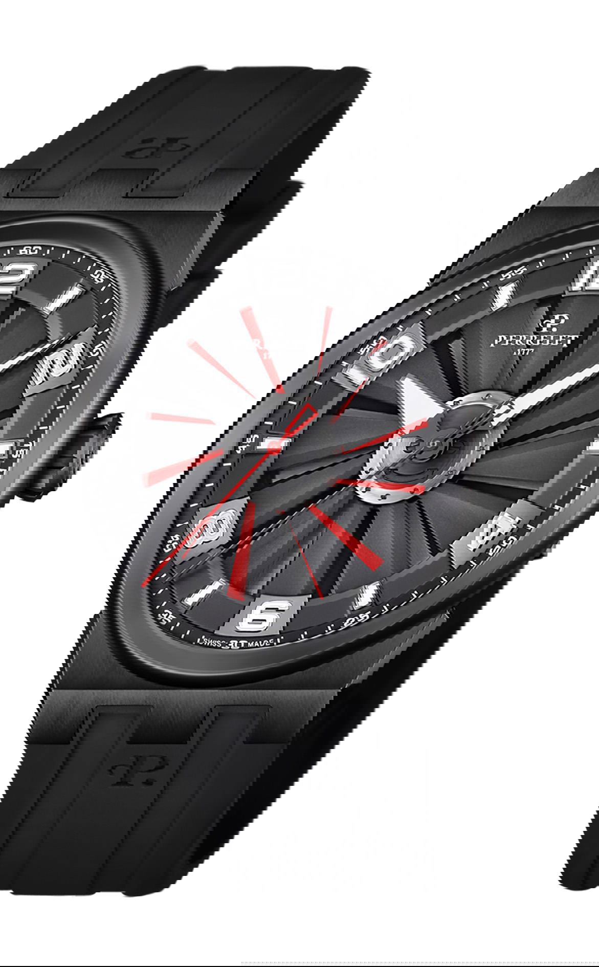 Perrelet Turbine Evo 3 Hands luxury timepiece - detailed view