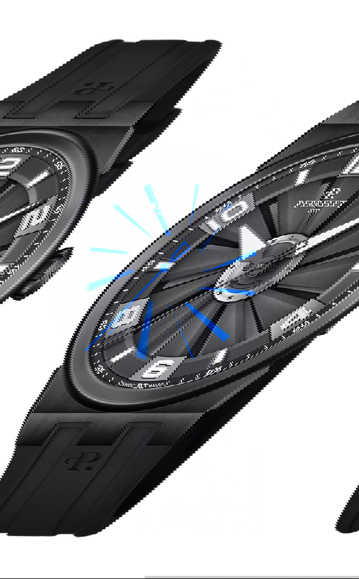 Perrelet Turbine Evo 3 Hands luxury timepiece - detailed view
