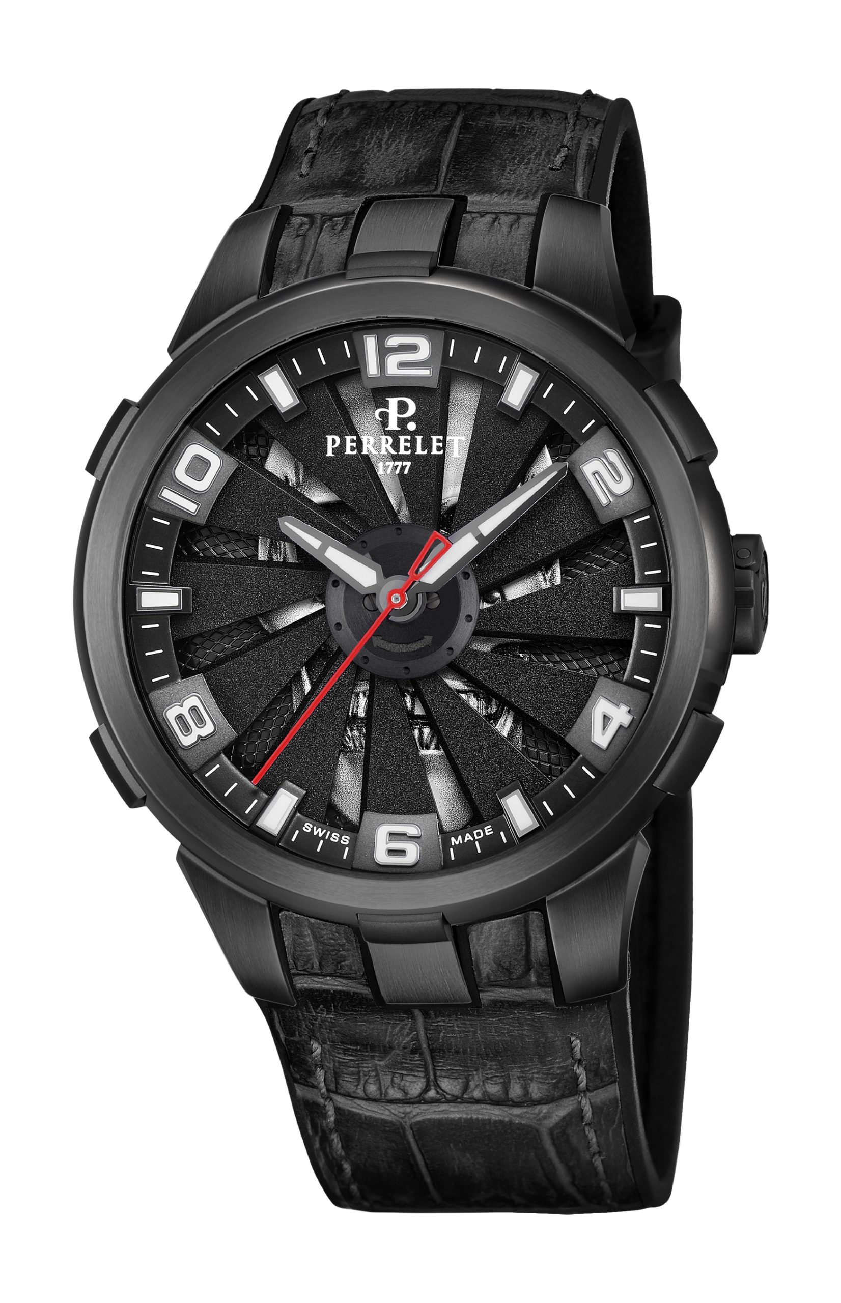 Perrelet Turbine Skull Limited Edition luxury timepiece - detailed view