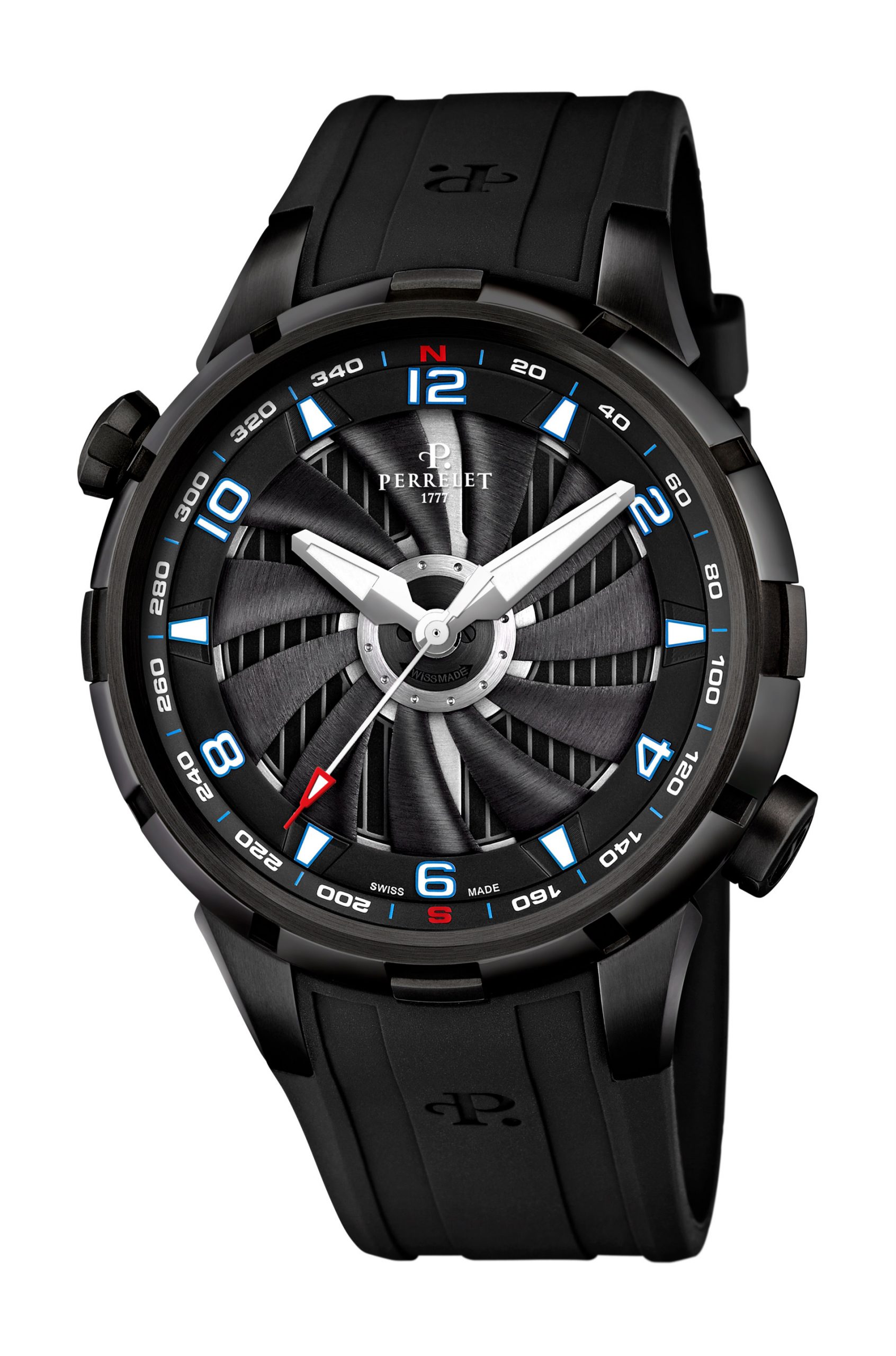 Perrelet Turbine Yacht Diver luxury timepiece - detailed view