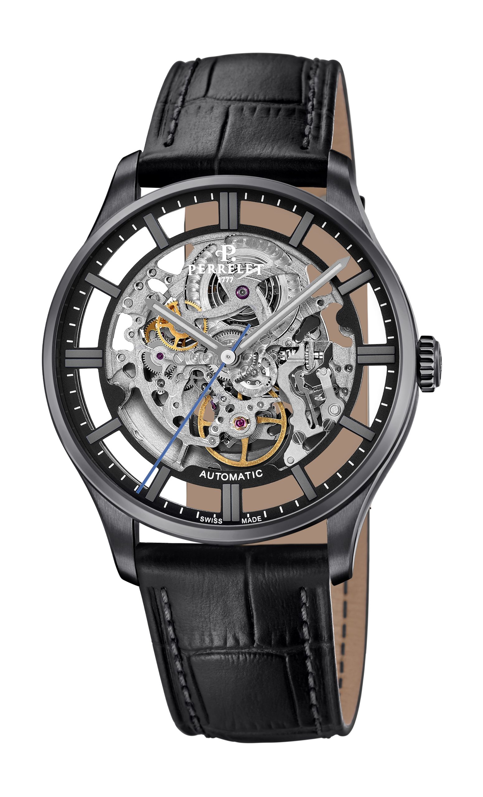 Perrelet Weekend Skeleton luxury timepiece - detailed view
