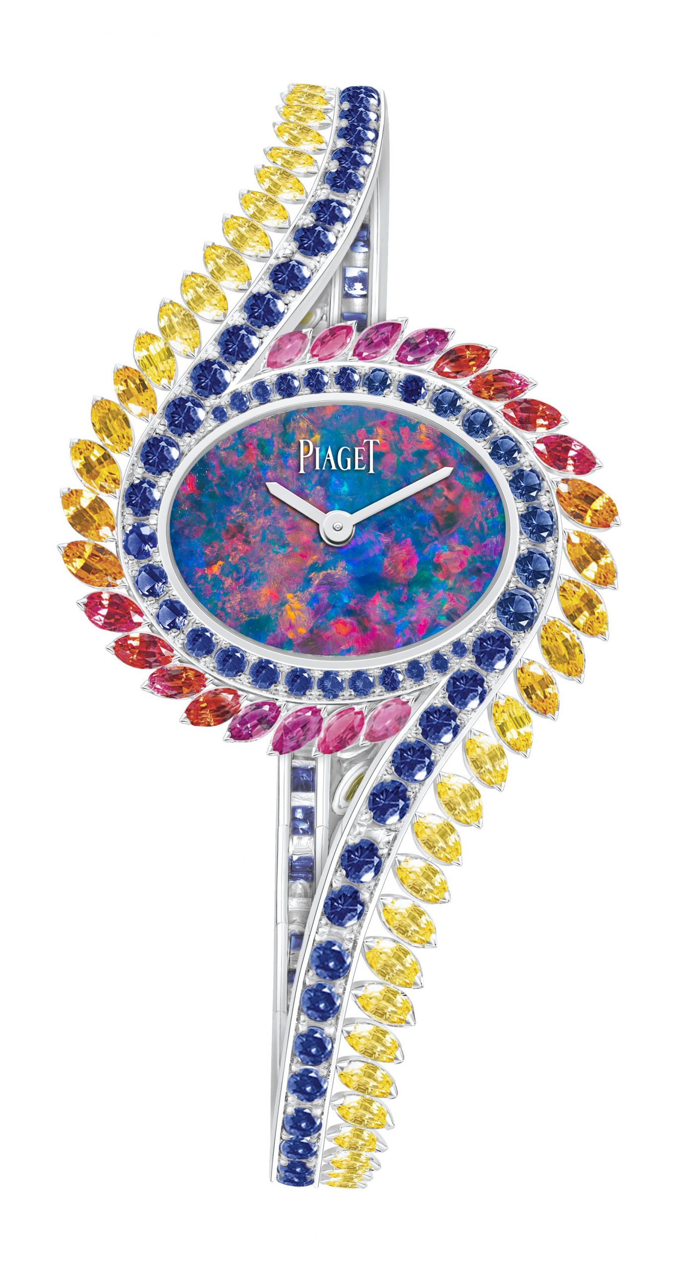 Piaget Limelight Gala High-Jewellery Black Opale luxury timepiece - detailed view