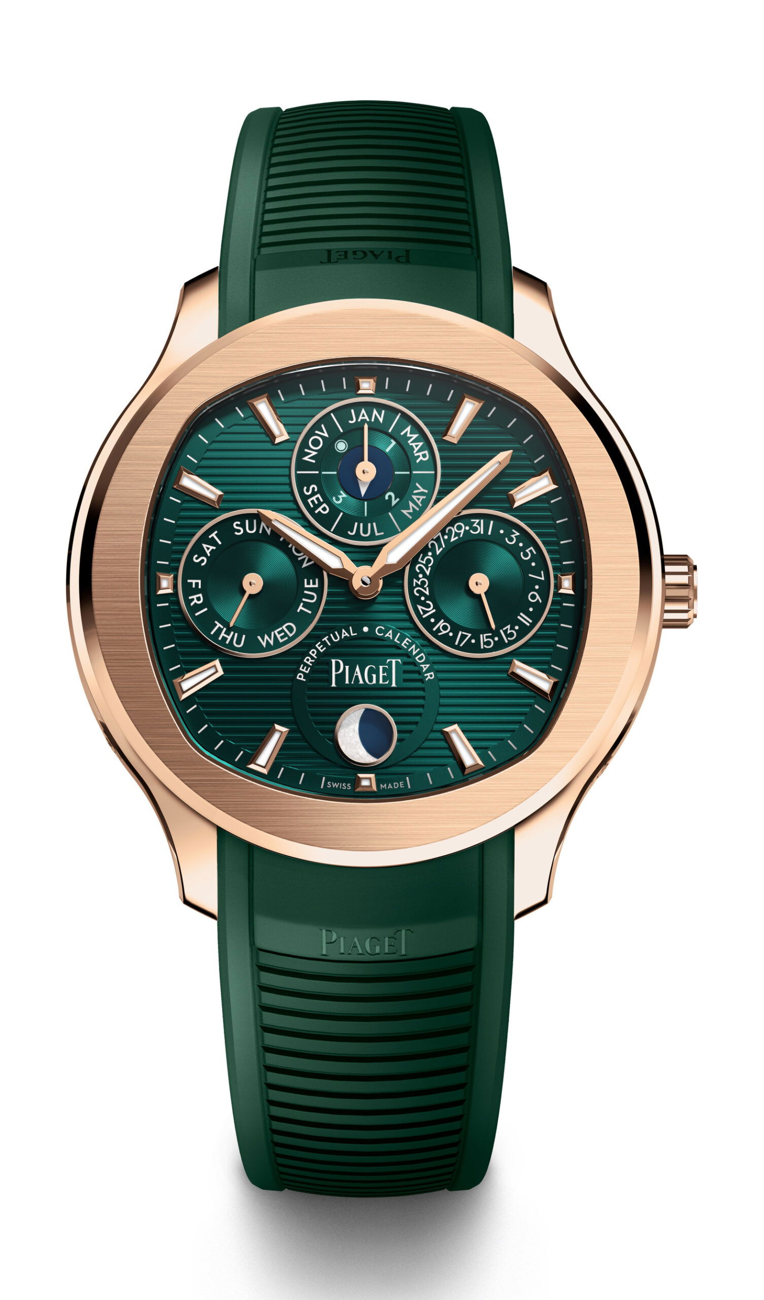 Piaget Polo Perpetual Calendar Ultra-Thin luxury timepiece - detailed view