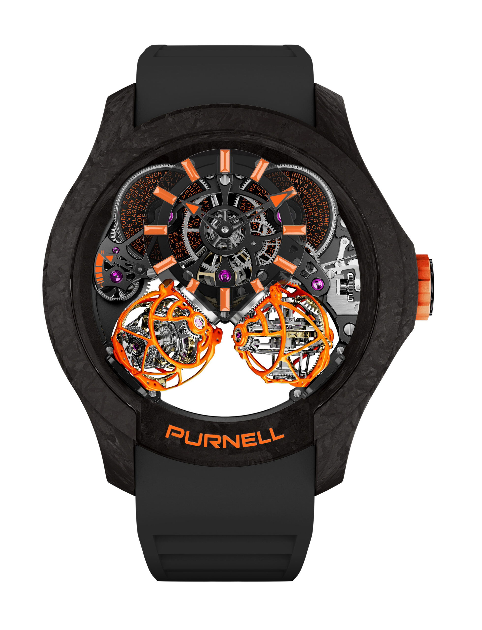 Purnell Escape II Carbon Orange watch