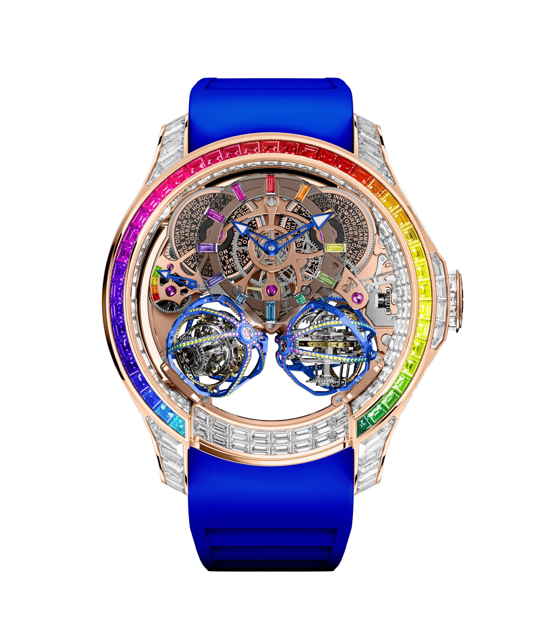 Purnell Escape II Treasure Baguette Rainbow watch