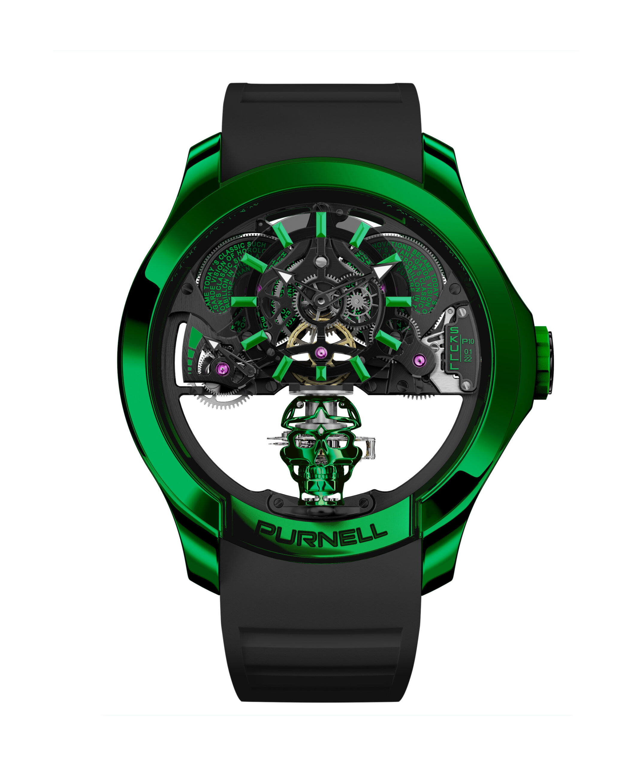 Purnell Escape Skull Cactus Green watch