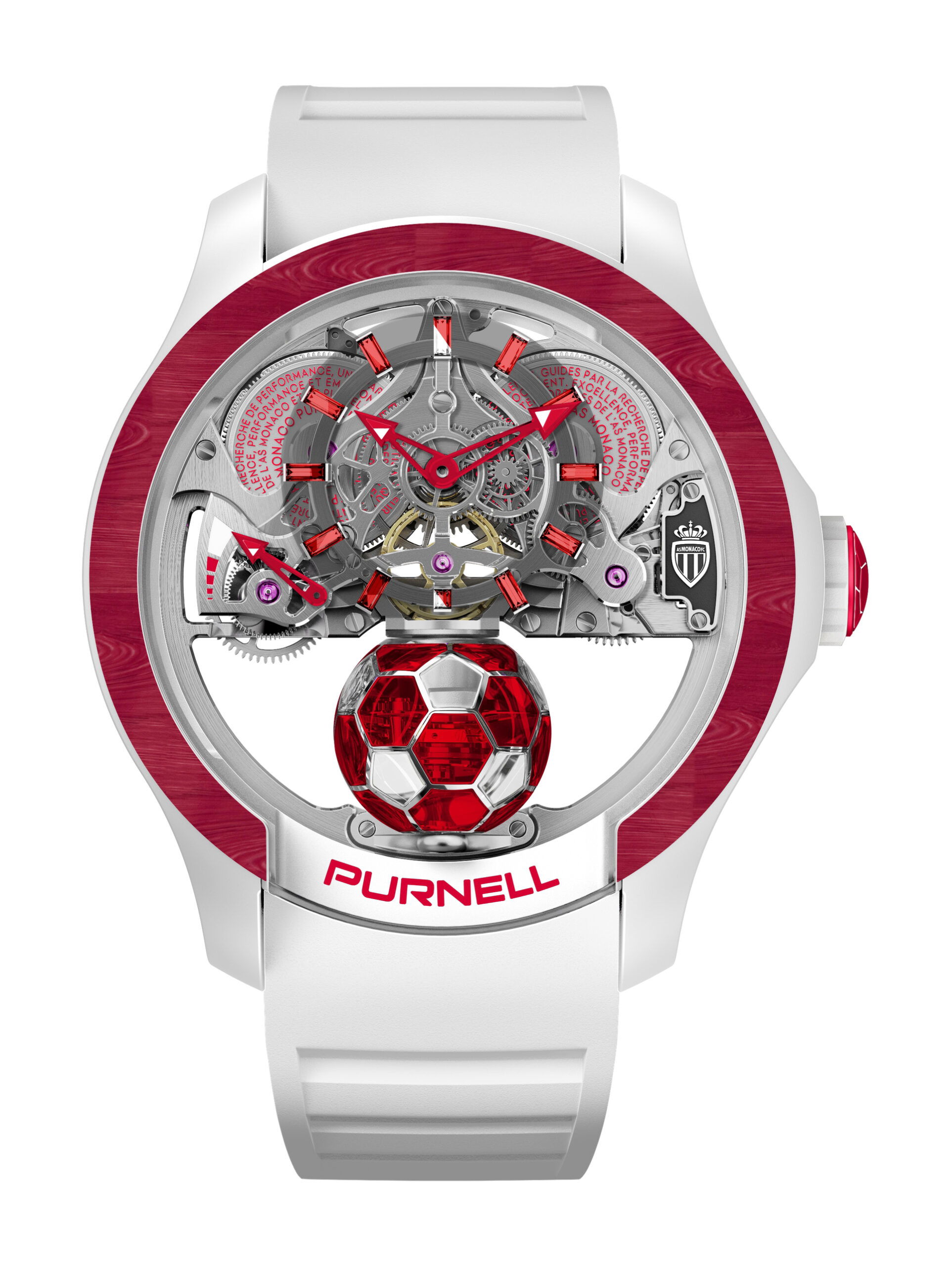 Purnell Purnell x AS Monaco Limited Edition RPM luxury timepiece - detailed view