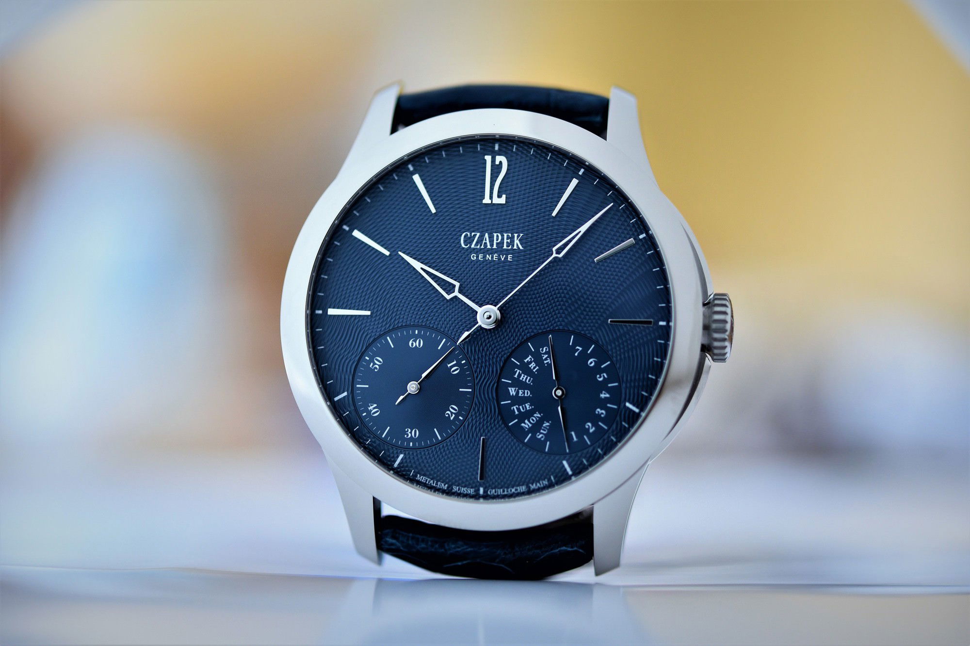 Czapek Quai des Bergues Blue Aurora - View 3