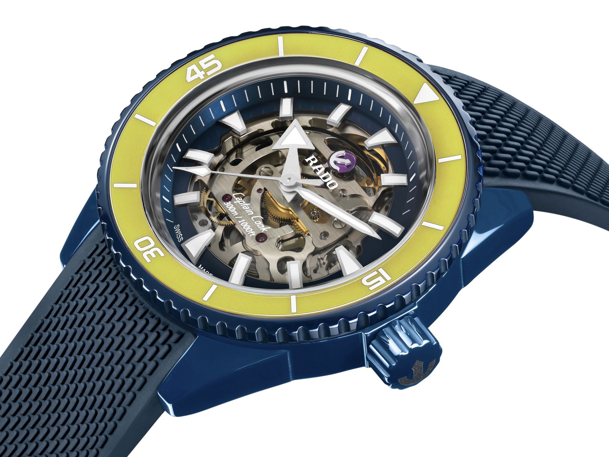 Rado Captain Cook High-Tech Ceramic Skeleton - View 2