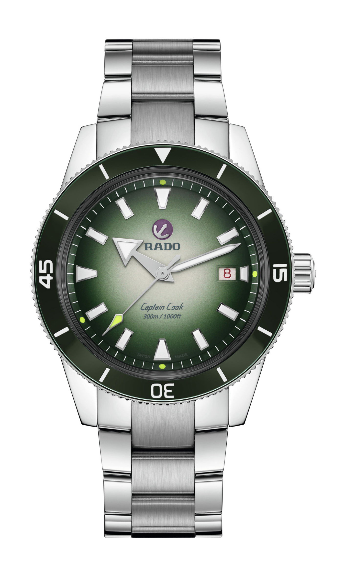 Rado Captain Cook x Cameron Norrie Limited Edition luxury timepiece - detailed view
