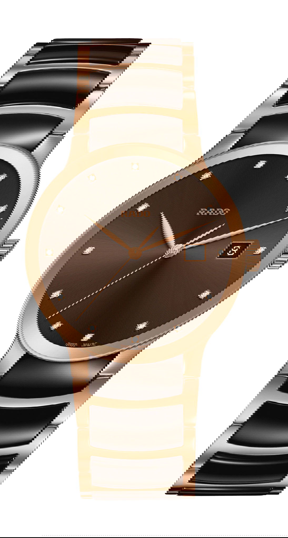 Rado Centrix Diamonds luxury timepiece - detailed view