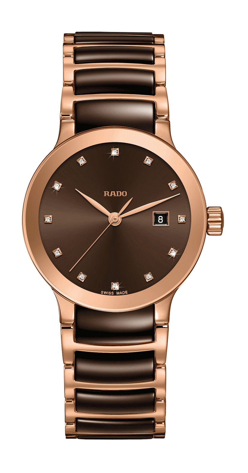 Rado Centrix Diamonds luxury timepiece - detailed view