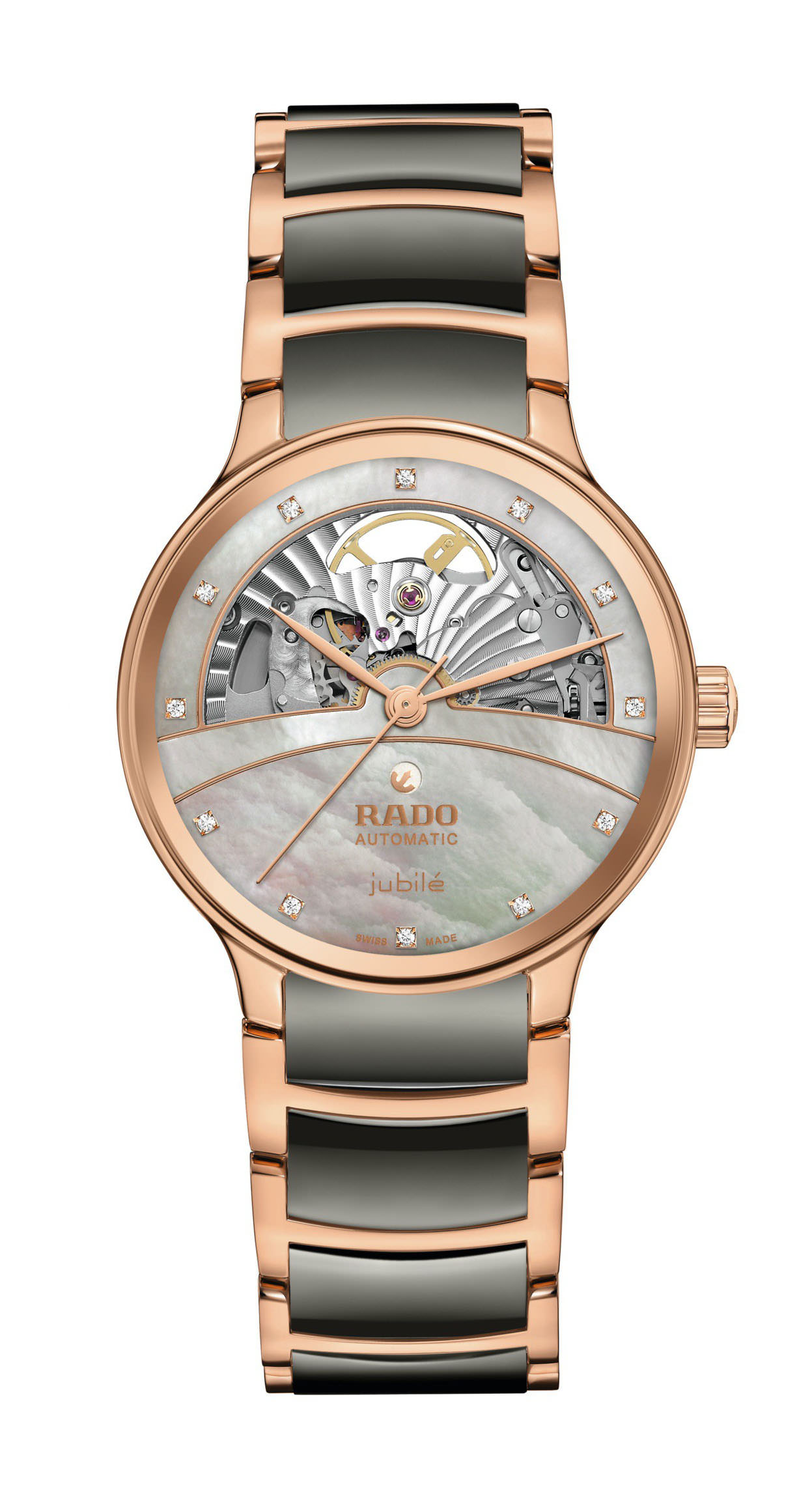 Rado Centrix Open Heart (Jubilé) luxury timepiece - detailed view