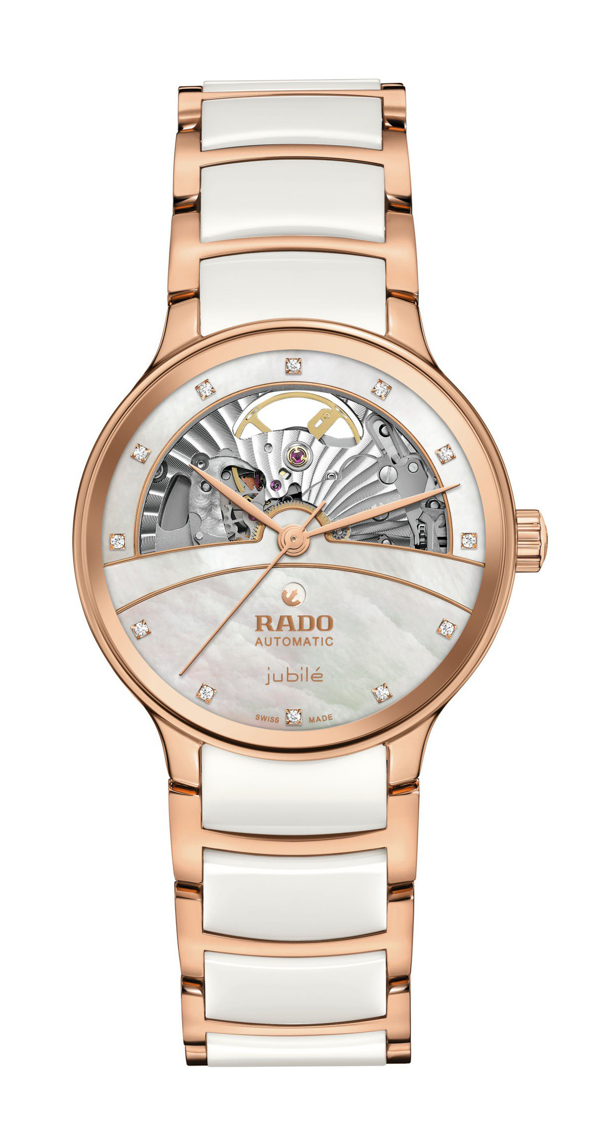 Rado Centrix Open Heart (Jubilé) luxury timepiece - detailed view