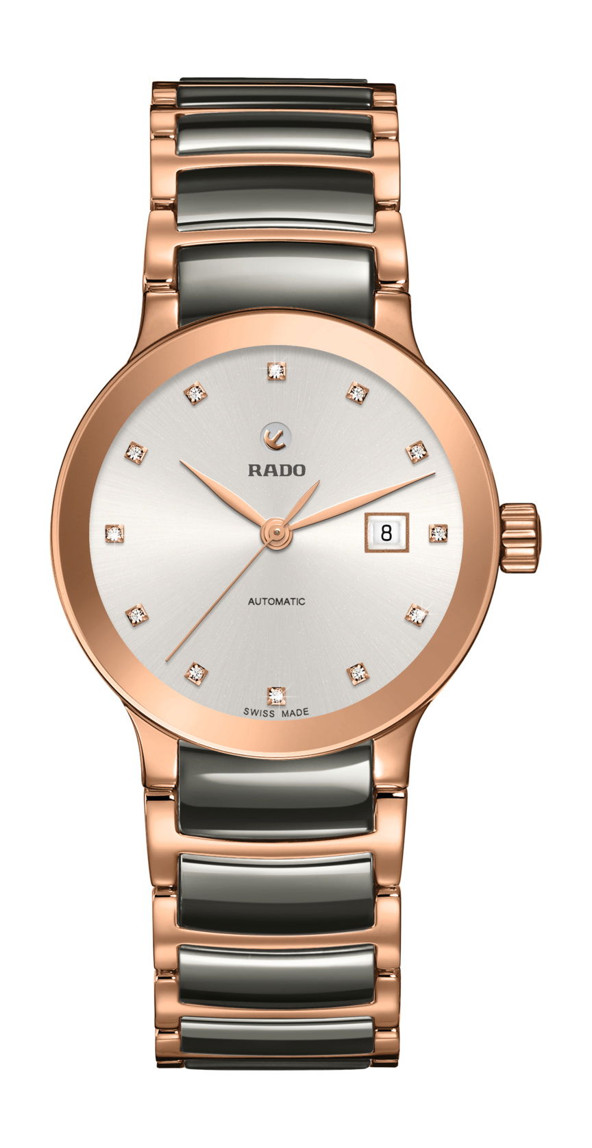 Rado Centrix Automatic Diamonds luxury timepiece - detailed view