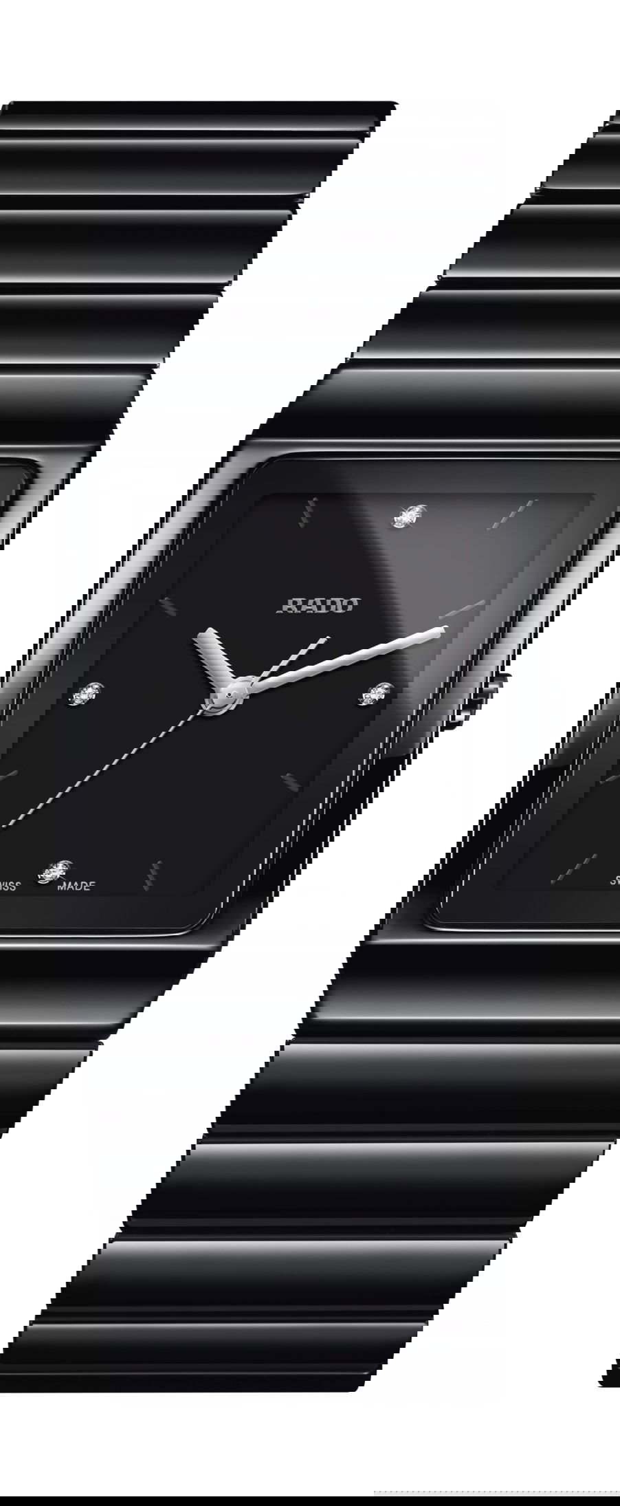 Rado Ceramica Diamonds luxury timepiece - detailed view