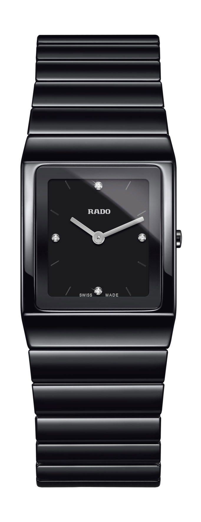 Rado Ceramica Diamonds luxury timepiece - detailed view