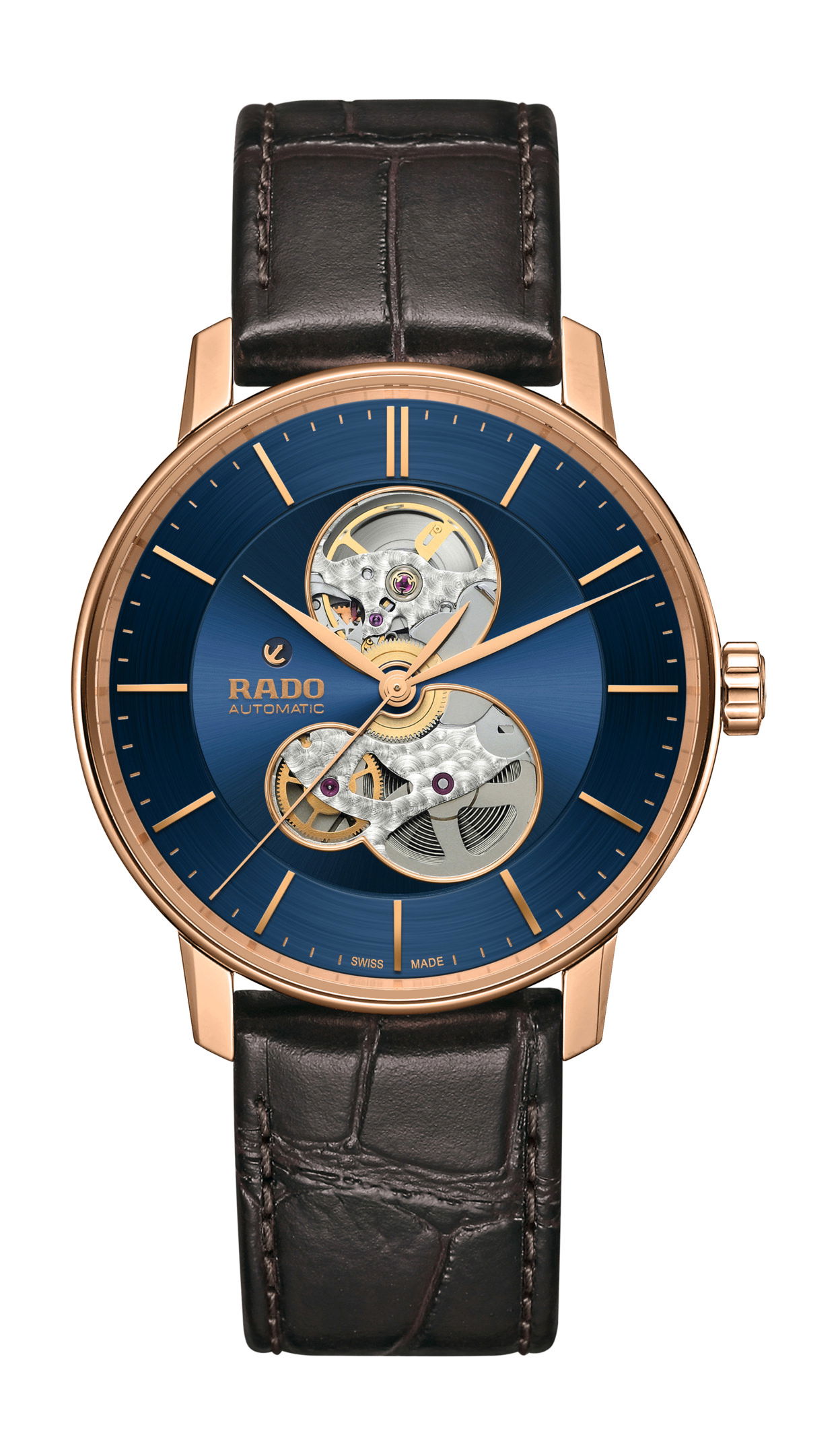 Rado Coupole Classic Open Heart Automatic luxury timepiece - detailed view