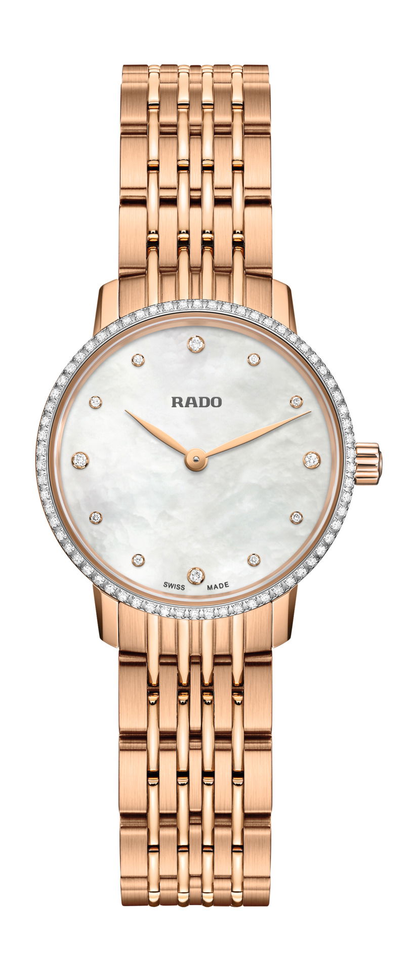 Rado Coupole Classic Diamonds luxury timepiece - detailed view