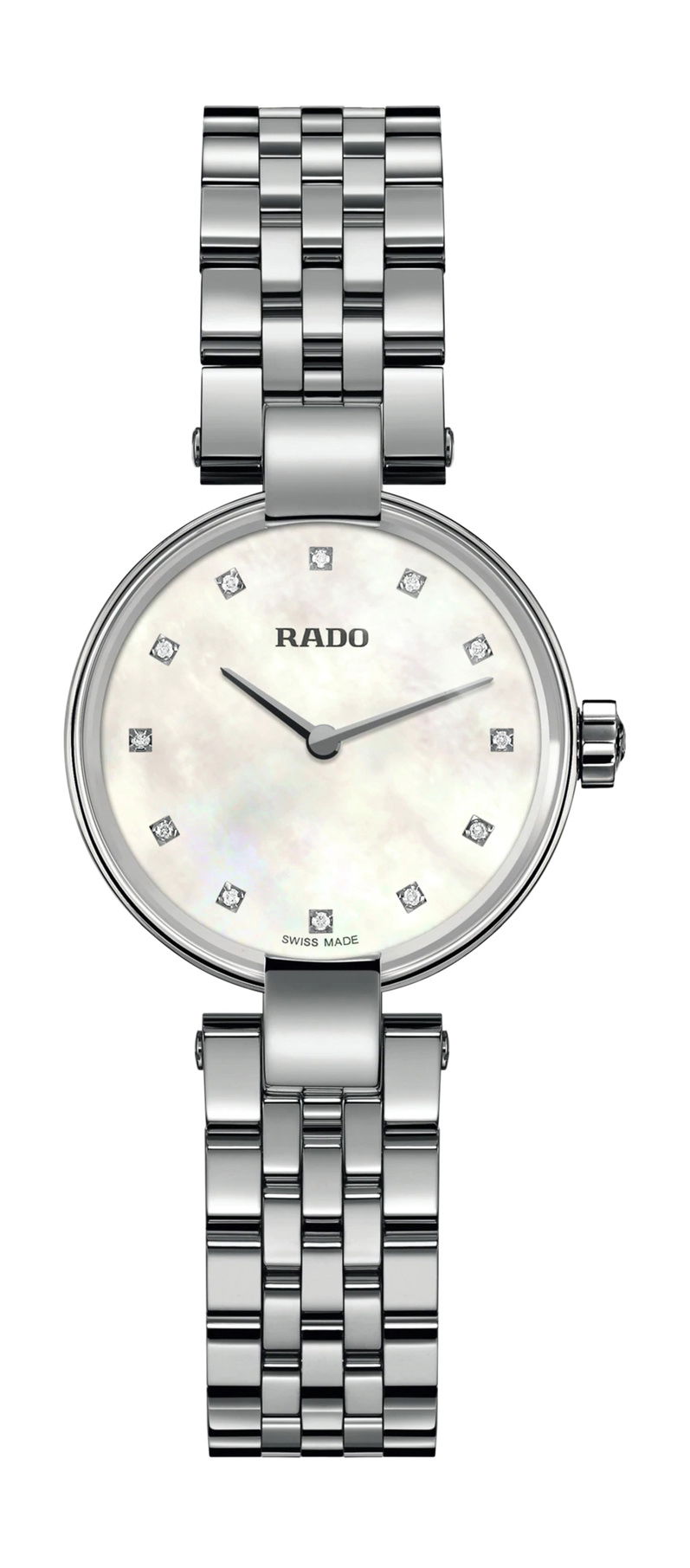 Rado Coupole Diamonds luxury timepiece - detailed view