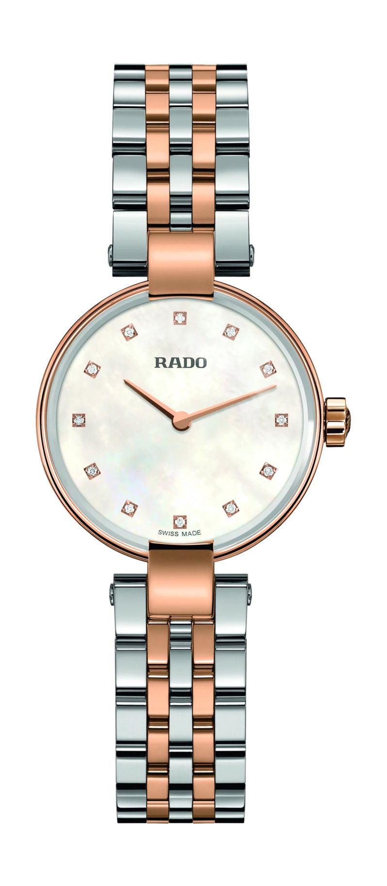 Rado Coupole Diamonds luxury timepiece - detailed view