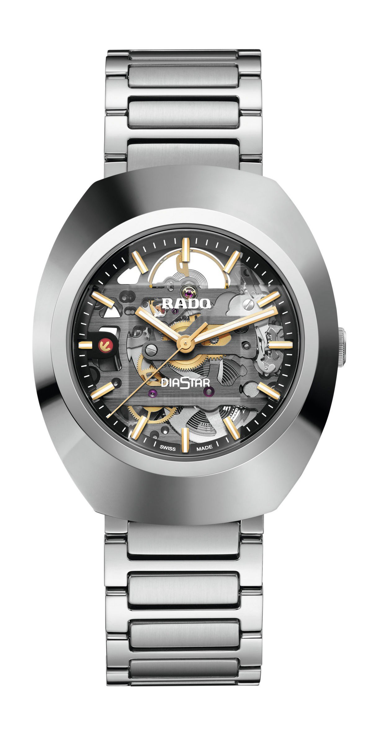 Rado DiaStar Original Skeleton luxury timepiece - detailed view