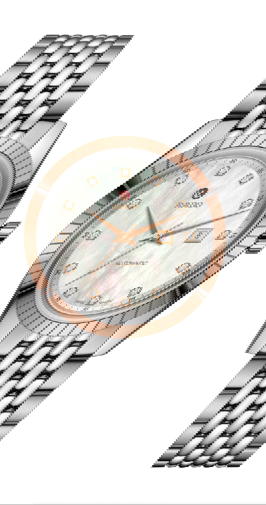 Rado HyperChrome Classic Automatic Diamonds luxury timepiece - detailed view