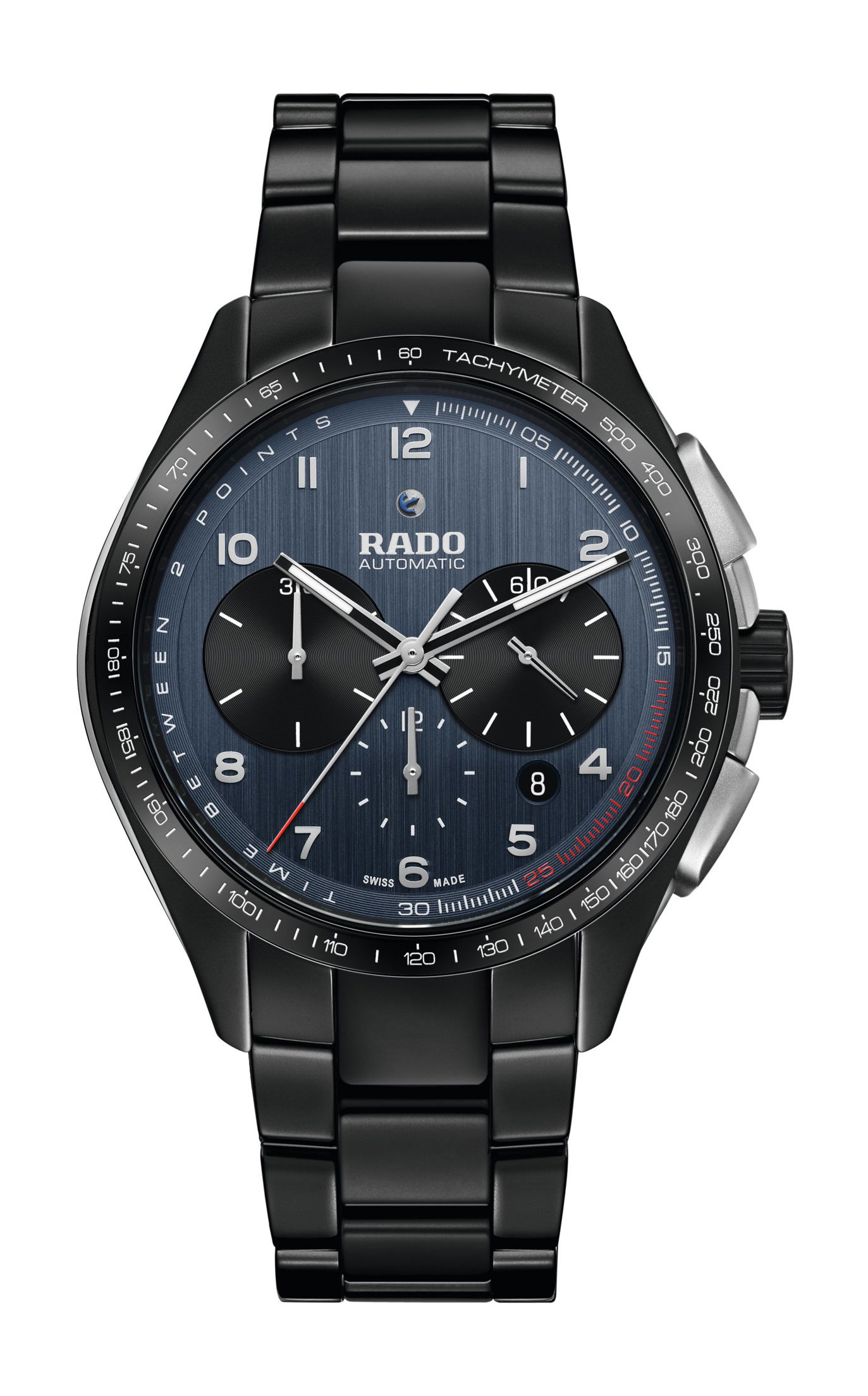 Rado HyperChrome Match Point Automatic Chronograph luxury timepiece - detailed view
