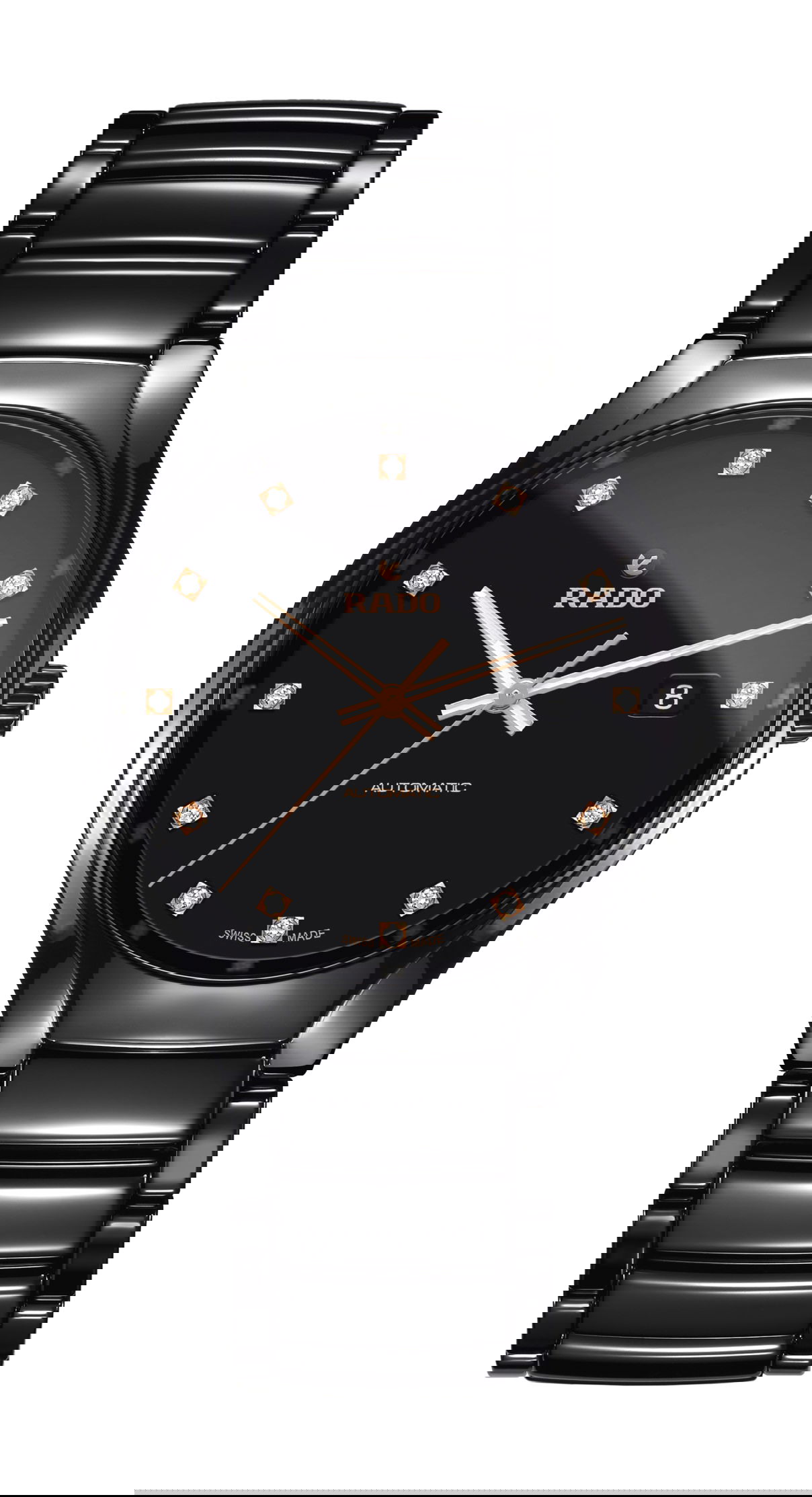 Rado True Automatic Diamonds luxury timepiece - detailed view